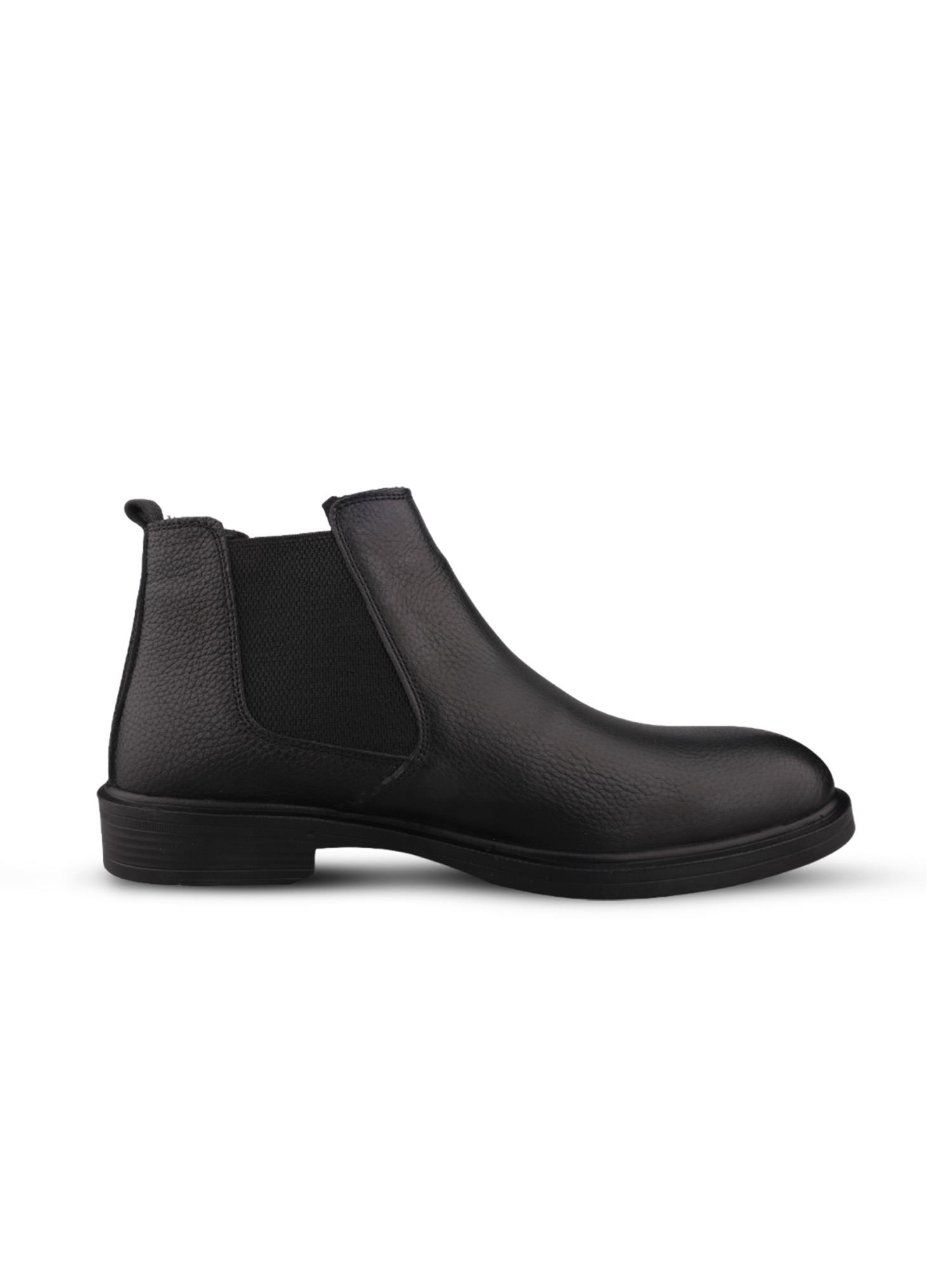 Erkek Slip-On Siyah Chelsea Bot