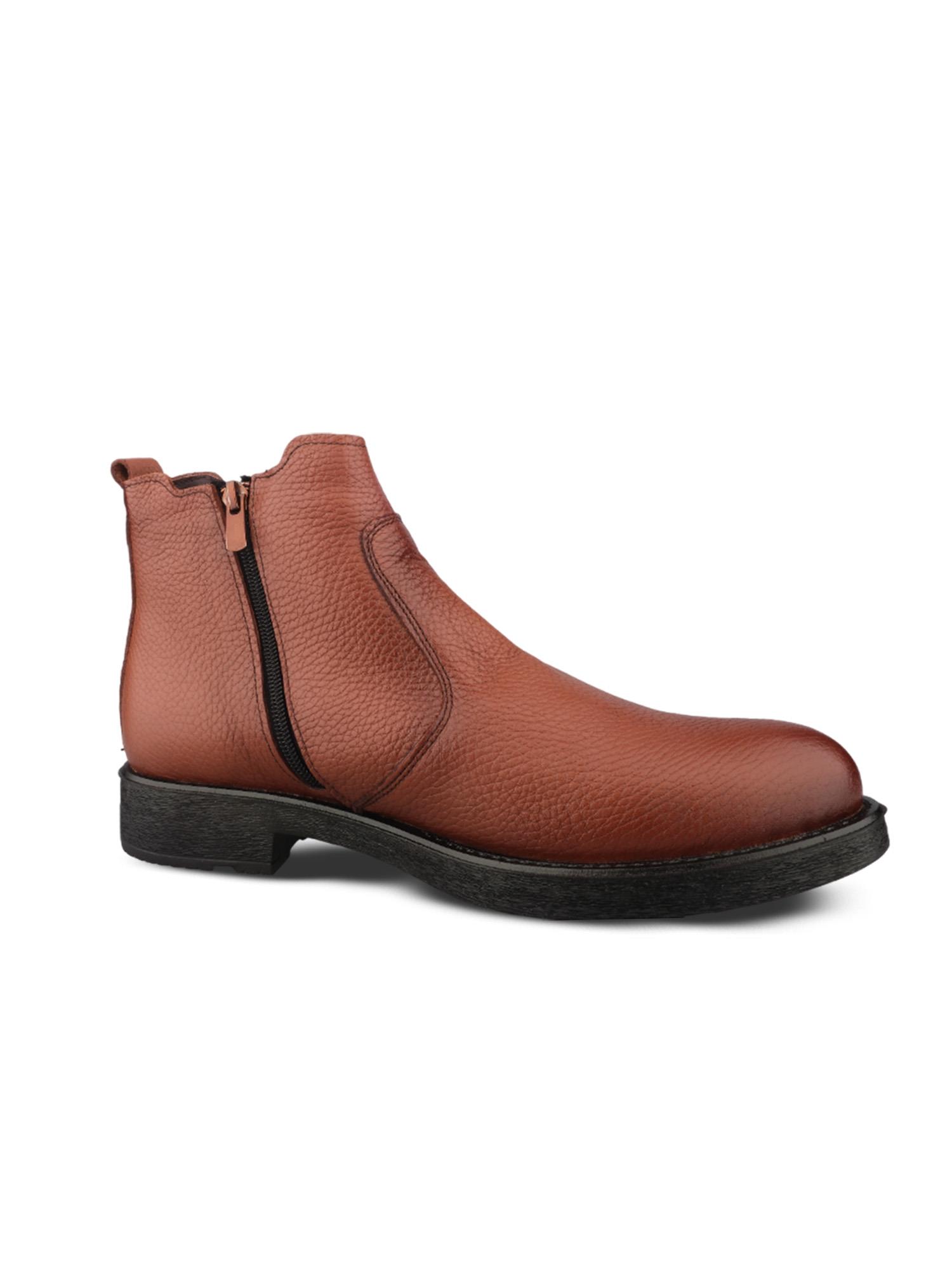 Erkek Slip-On Taba Chelsea Bot