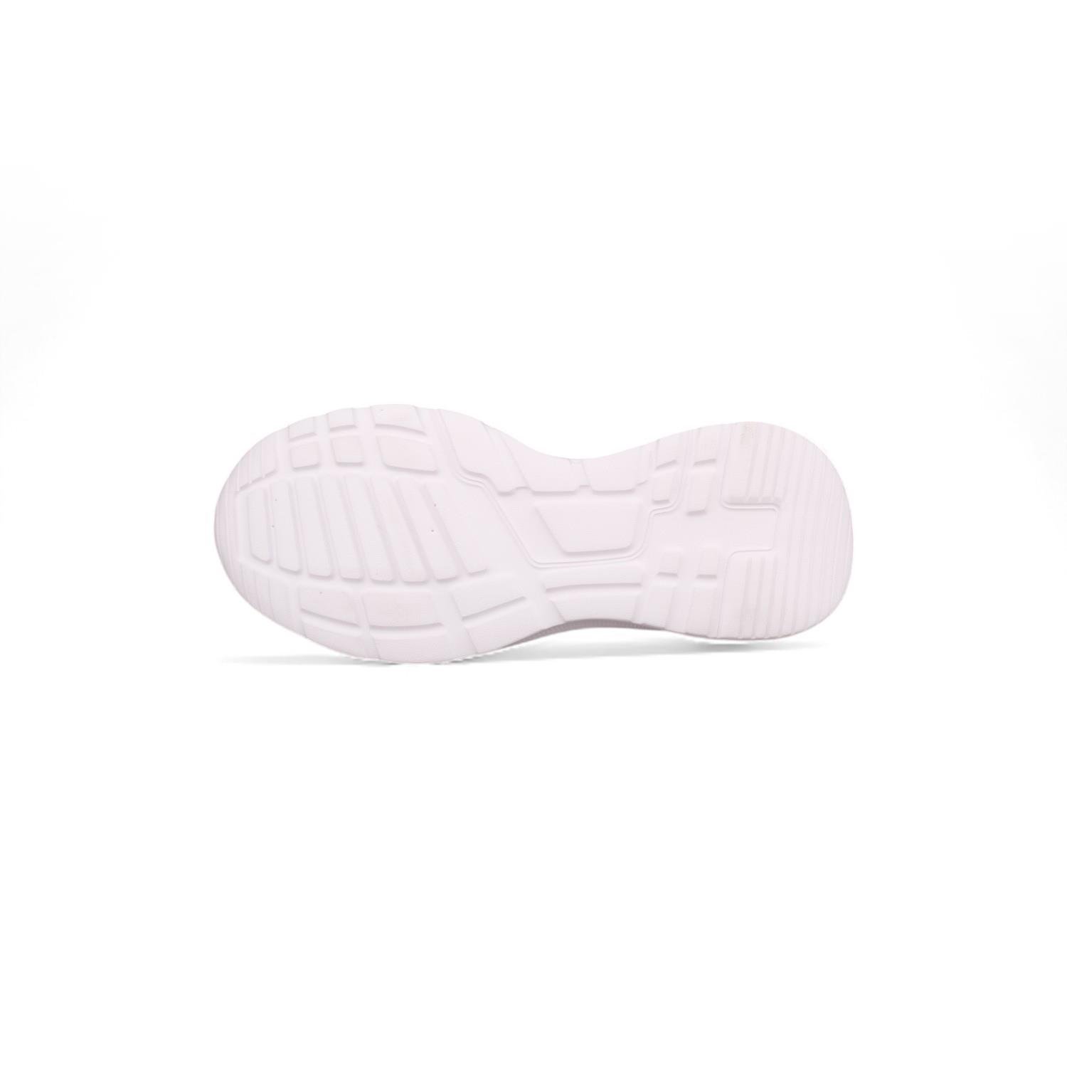 Günlük Ayakkabı - Siyah-Beyaz, Tekstil