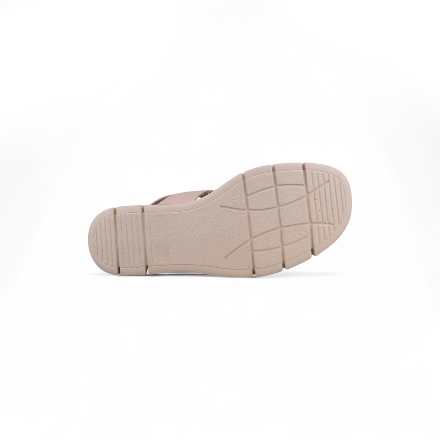 Günlük Sandalet - Bej, Deri