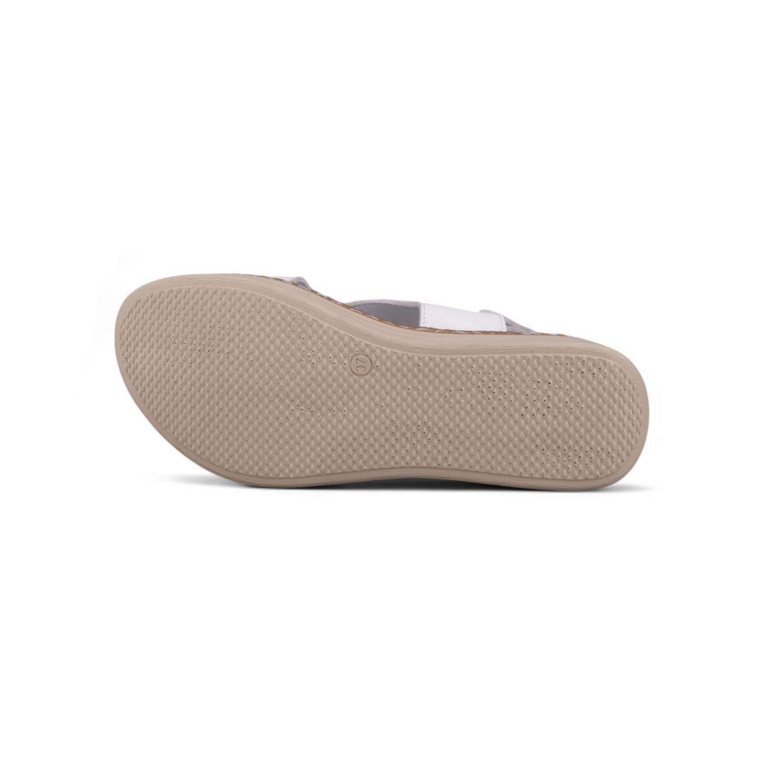 Günlük Sandalet - Beyaz, Deri