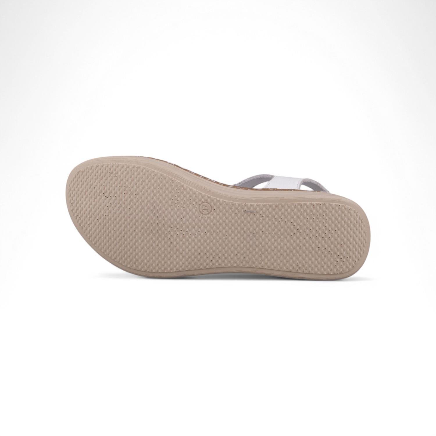 Günlük Sandalet - Beyaz, Deri