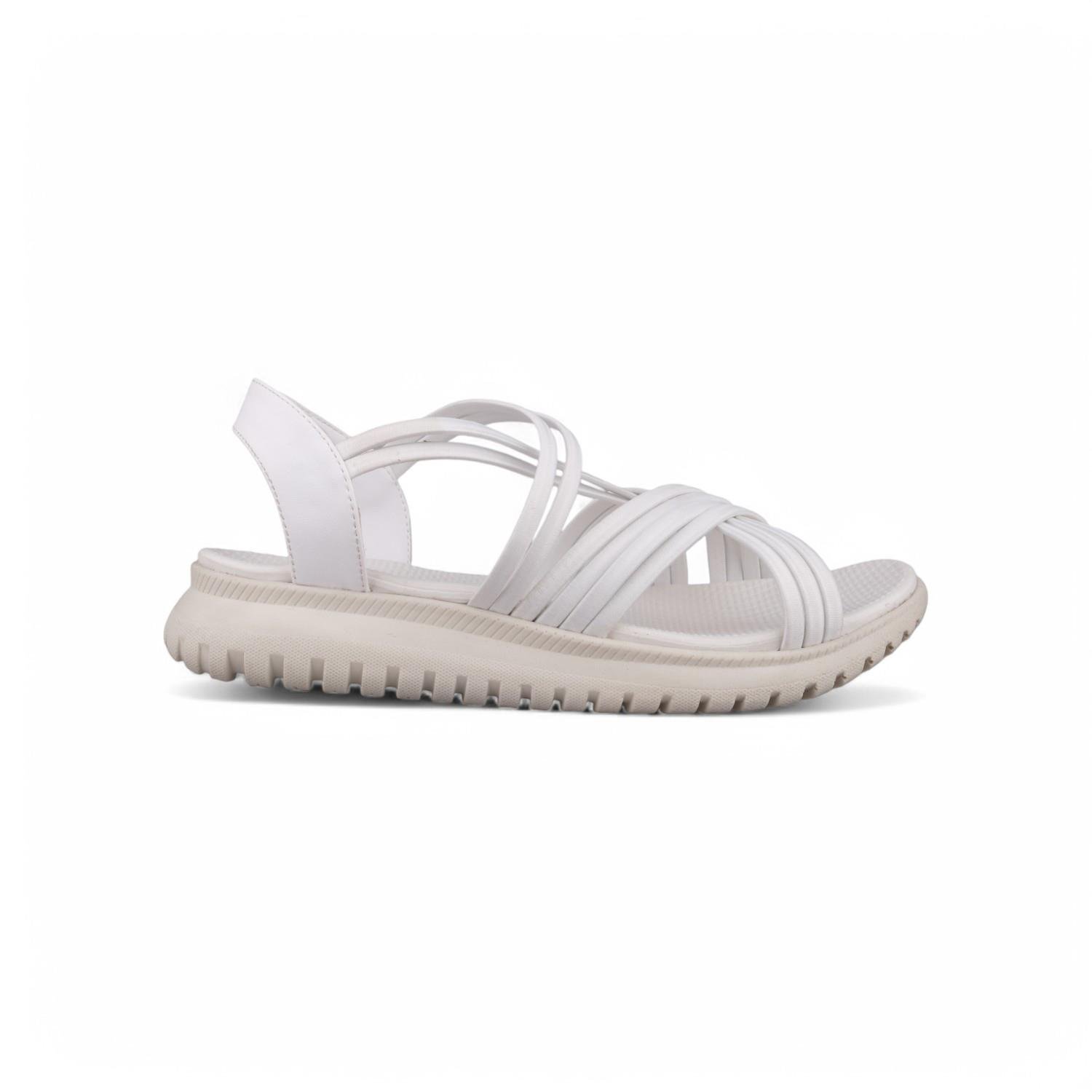 Günlük Sandalet - Beyaz, Deri