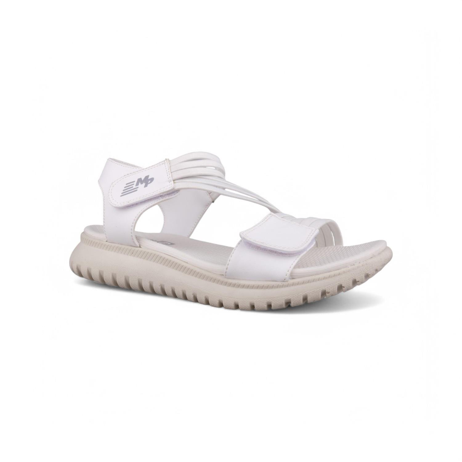 Günlük Sandalet - Beyaz, Deri