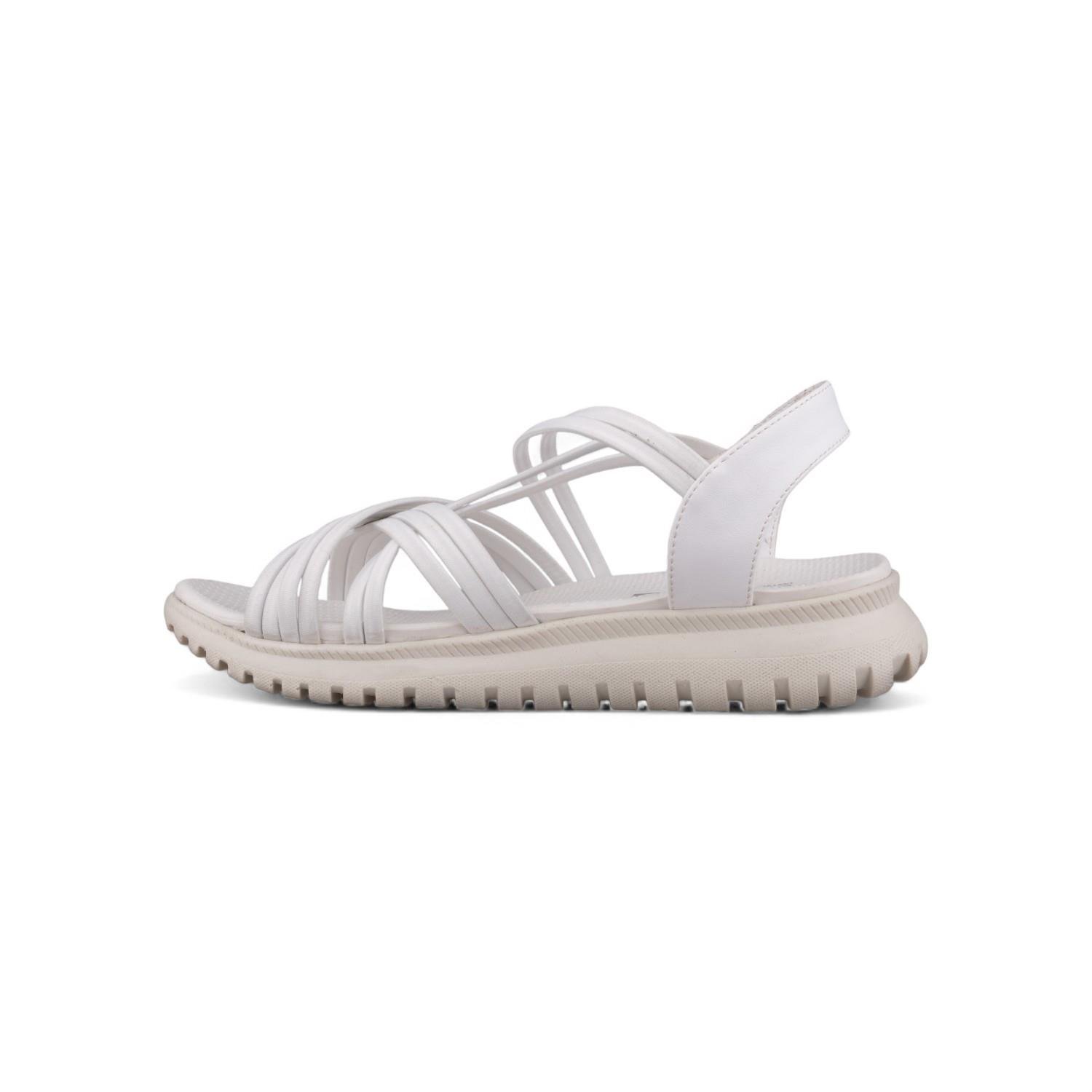 Günlük Sandalet - Beyaz, Deri