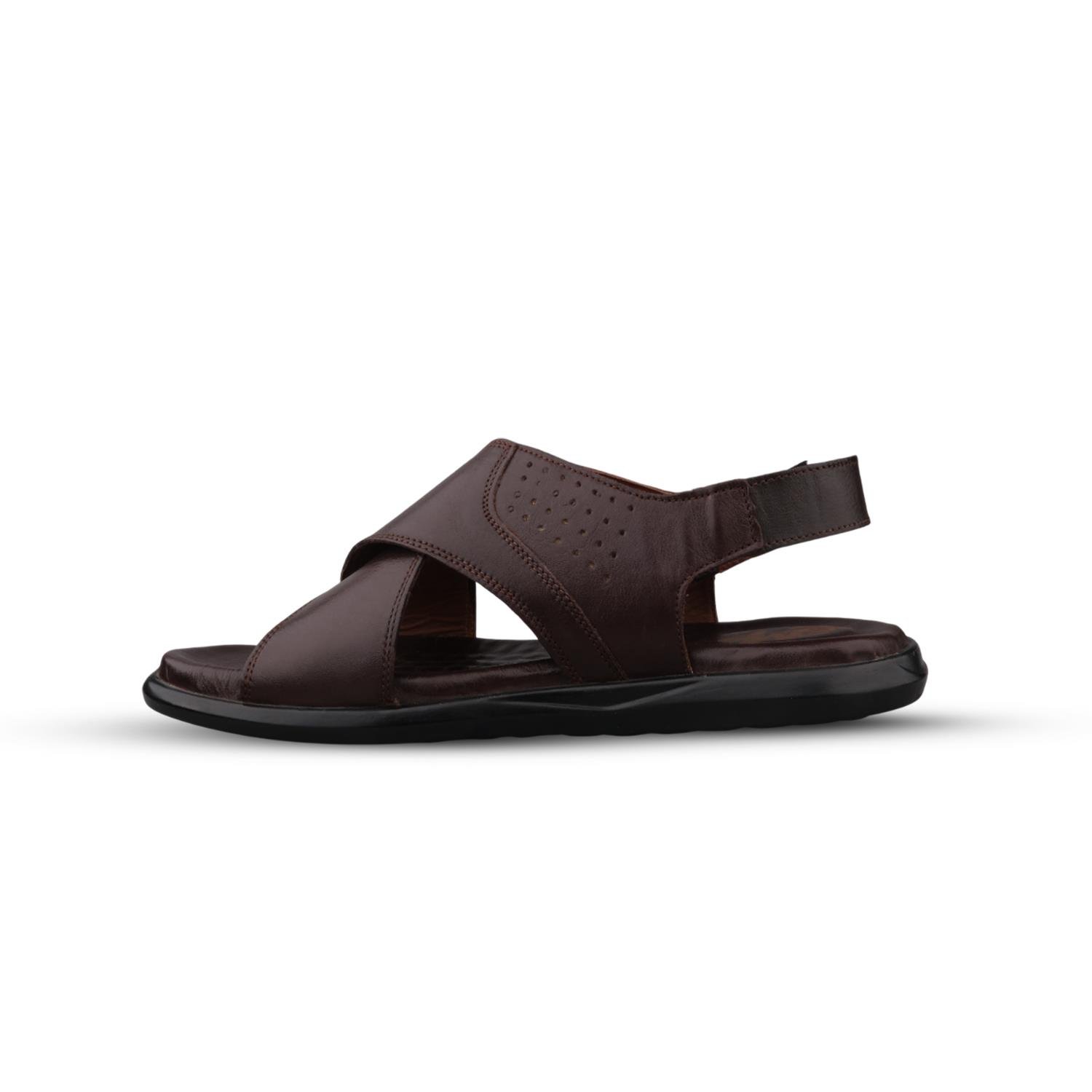 Günlük Sandalet - Kahve, Deri