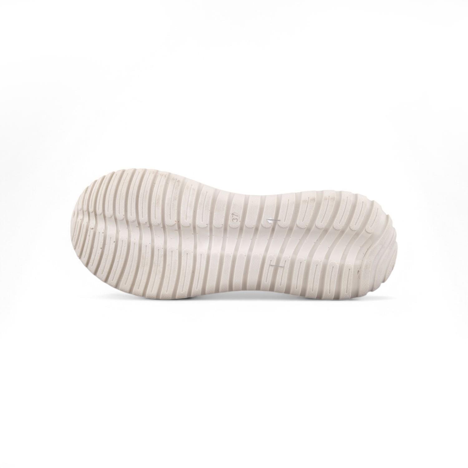 Günlük Sandalet - Siyah-Beyaz, Deri