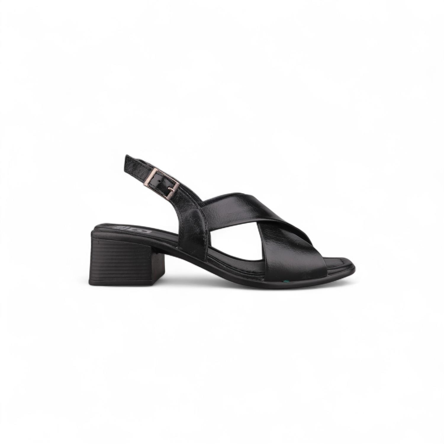 Günlük Sandalet - Siyah, Deri