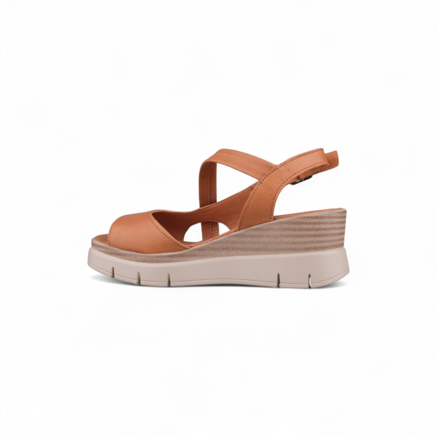 Günlük Sandalet - Taba, Deri