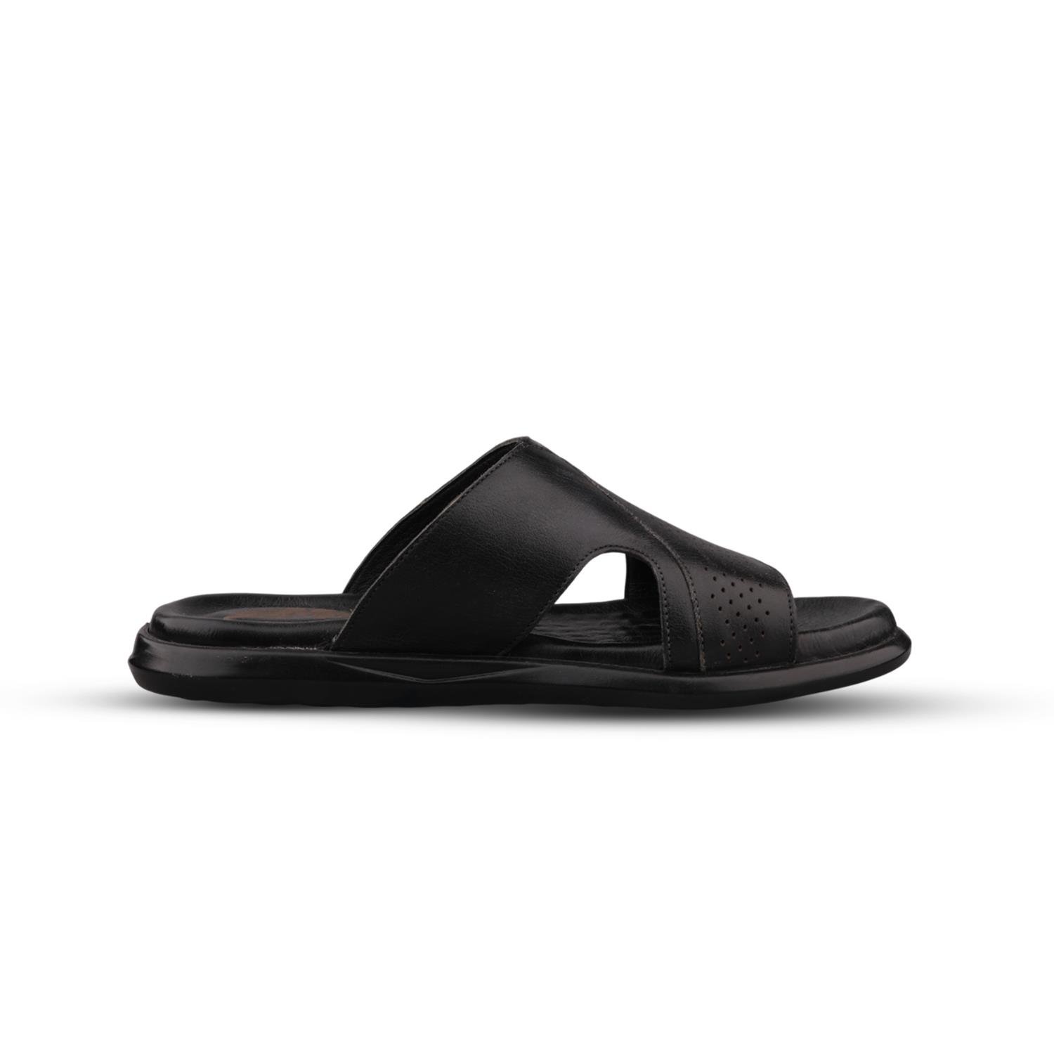 Günlük Terlik - Siyah, Deri