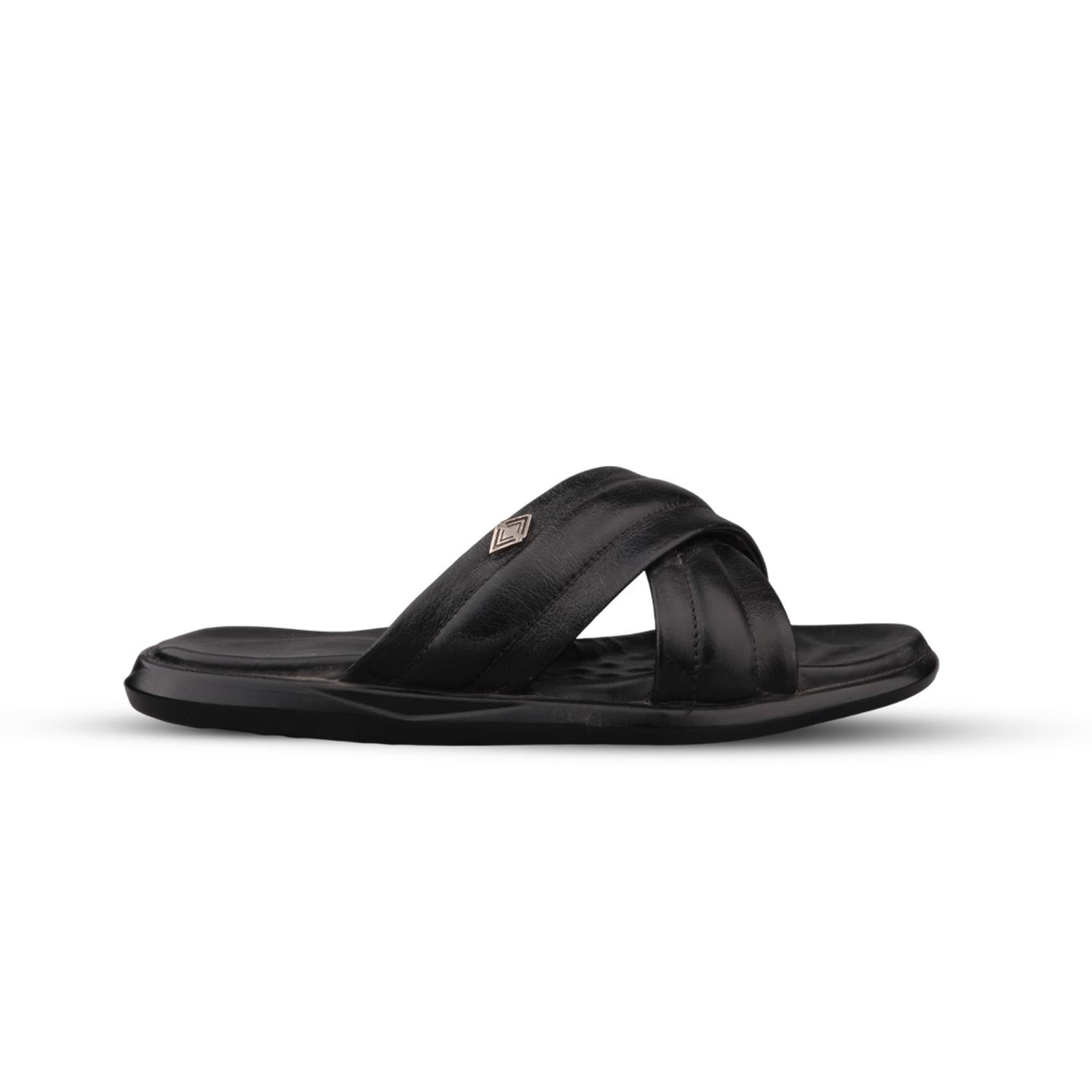 Günlük Terlik - Siyah, Deri