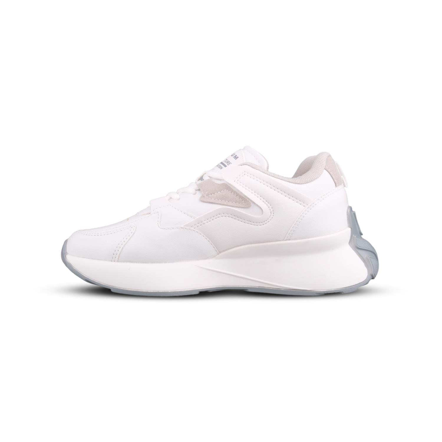 Kadın Bağcıklı Beyaz Sneaker