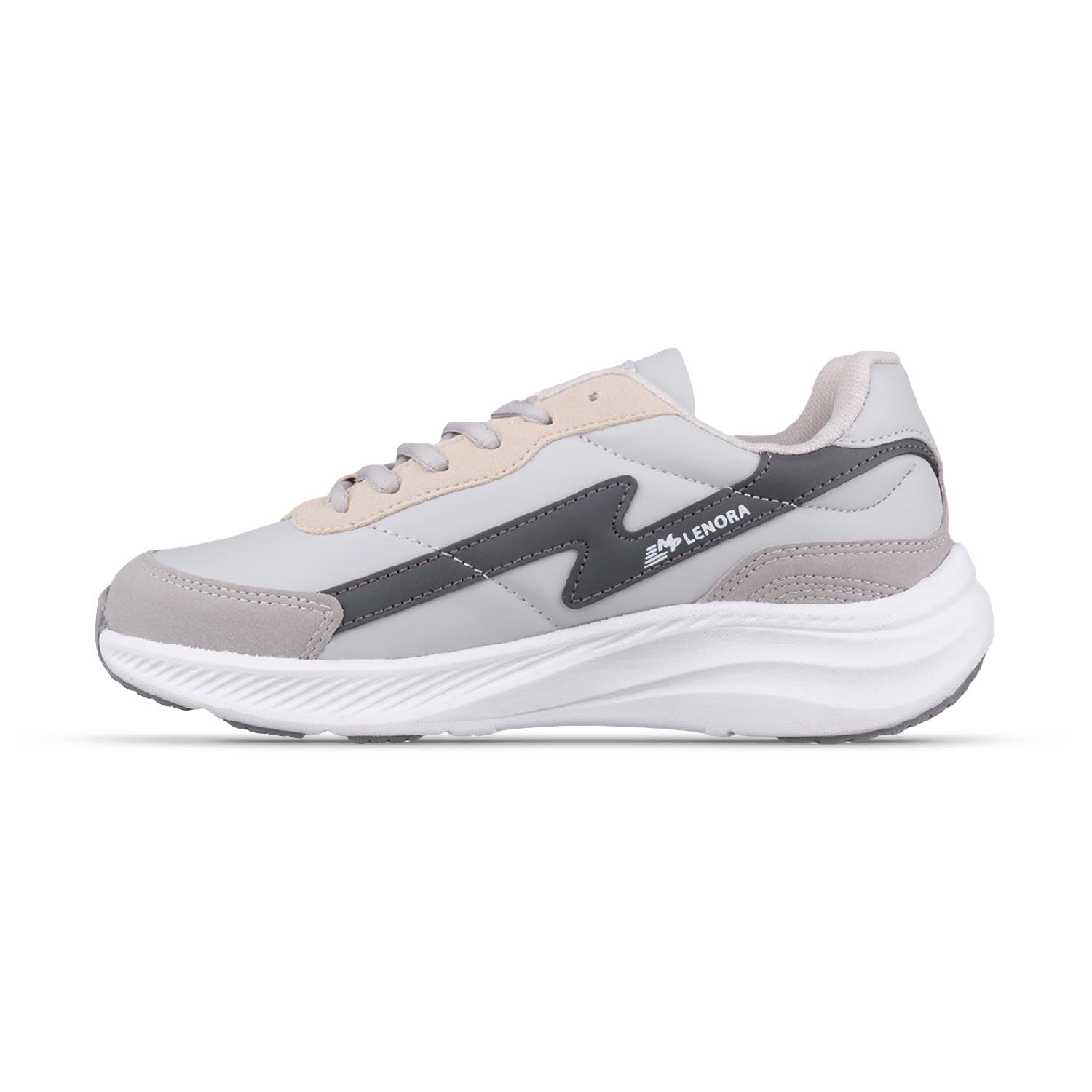 Kadın Bağcıklı Gri Sneaker