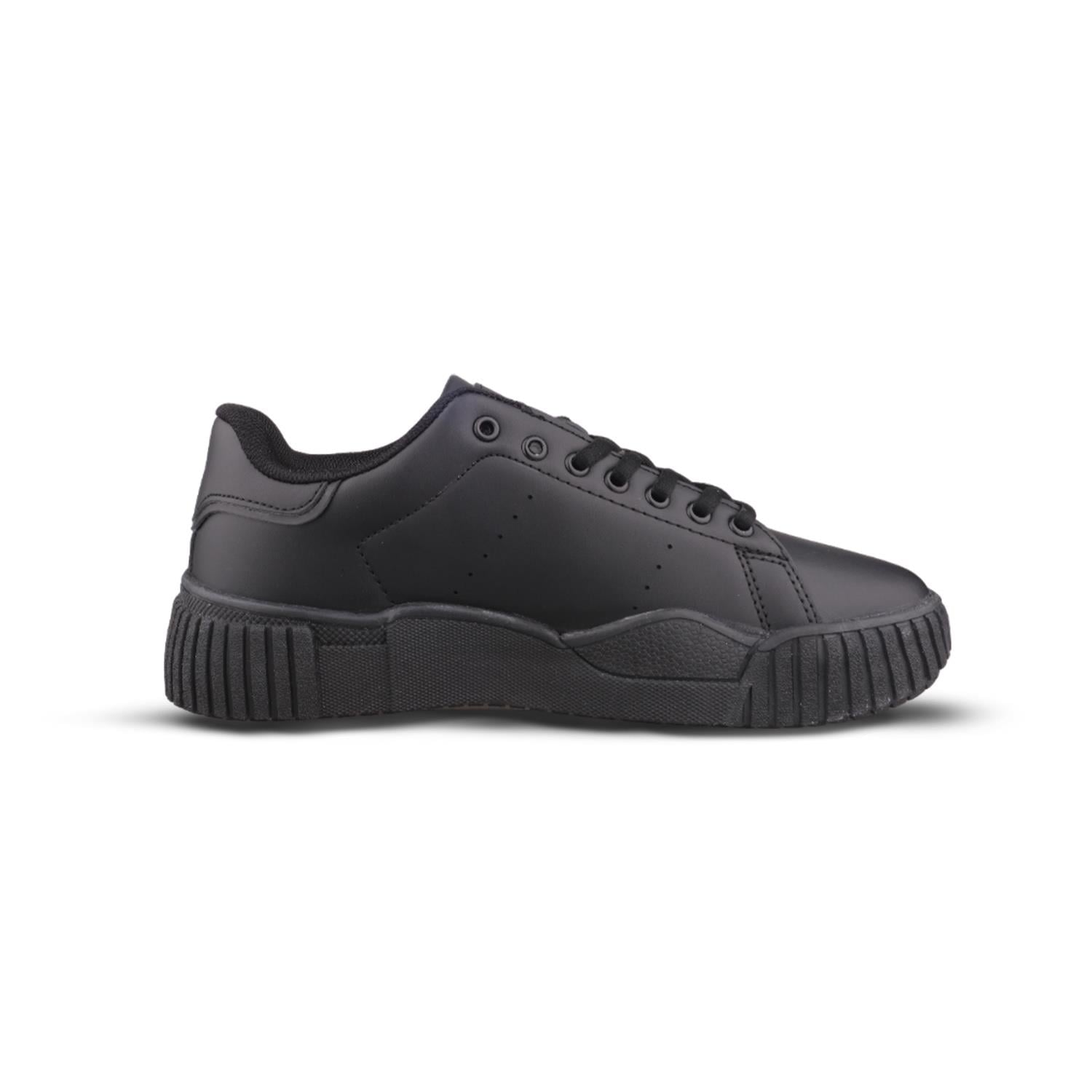 Kadın Bağcıklı Siyah Sneaker
