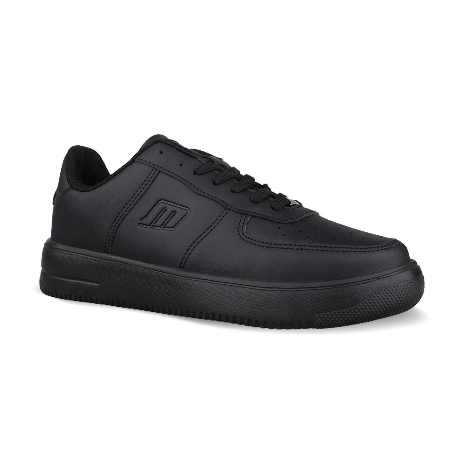 Kadın Bağcıklı Siyah Sneaker