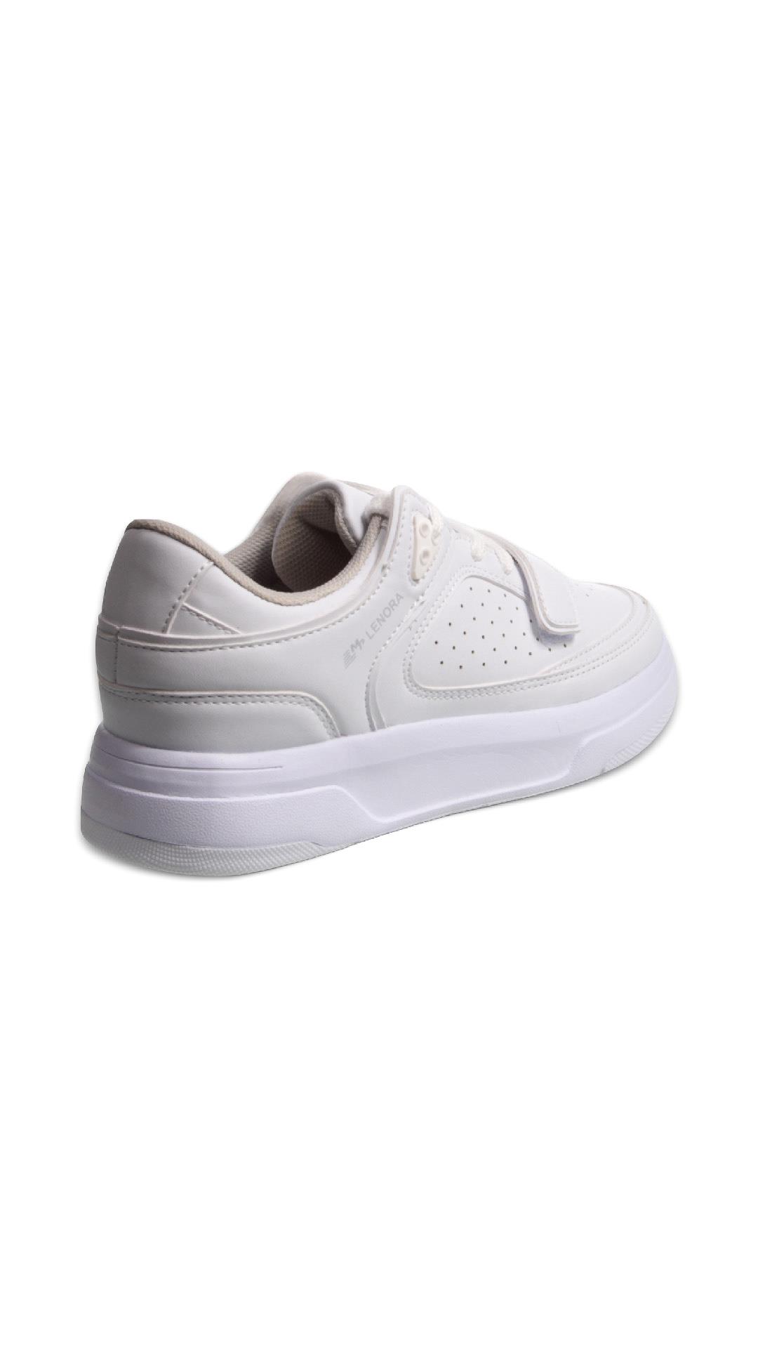 Kadın Bağcıklı / Velcro Beyaz Sneaker