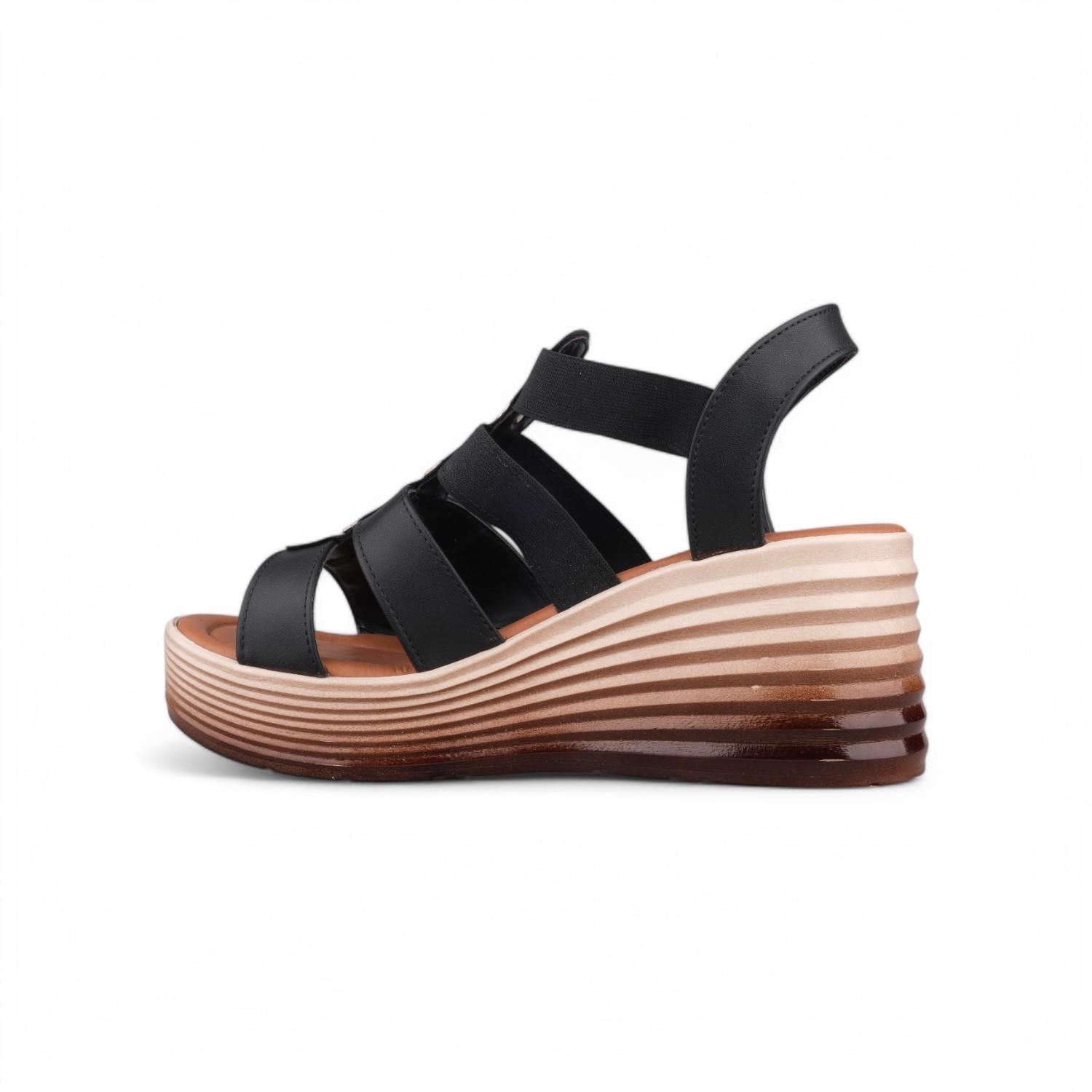 SIYAH Günlük Sandalet - Siyah, Deri