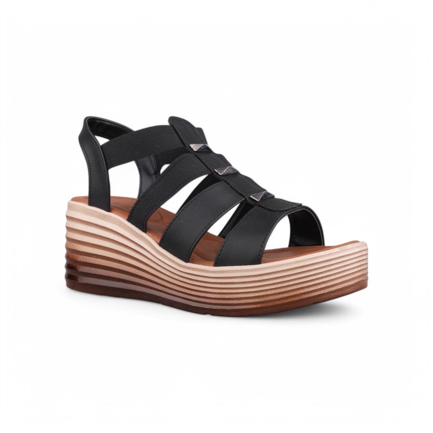 SIYAH Günlük Sandalet - Siyah, Deri