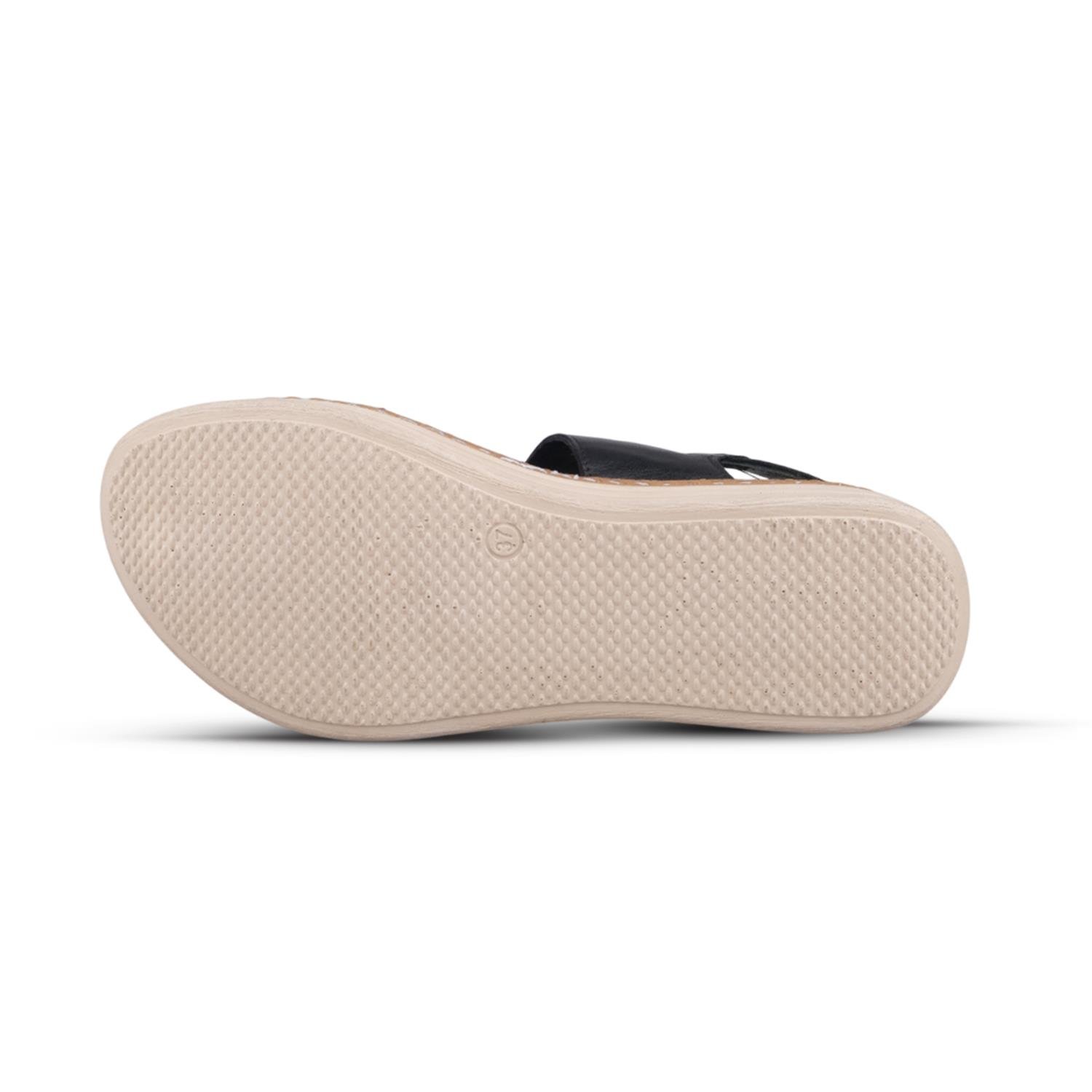 SIYAH Günlük Sandalet - Siyah, Deri