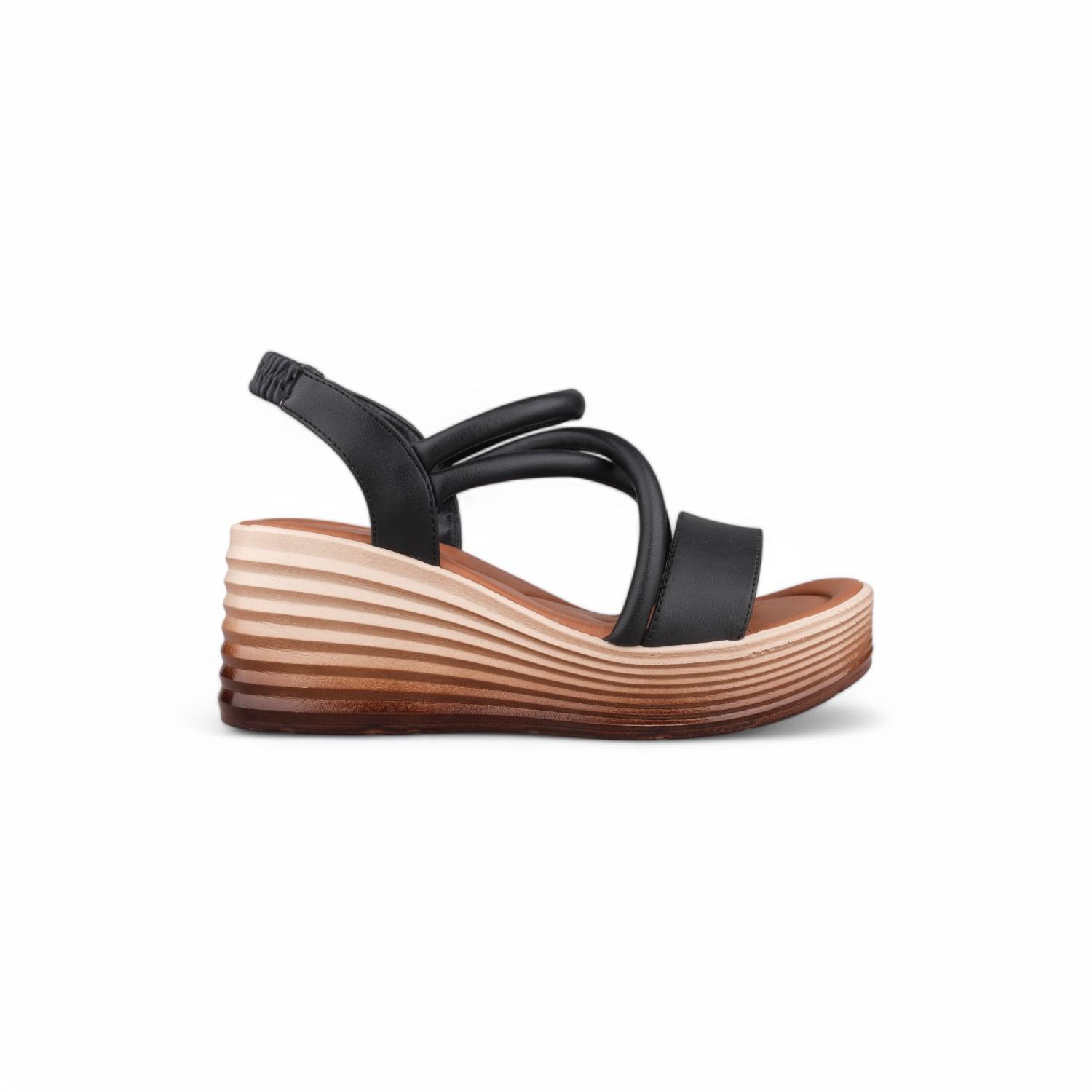 SIYAH Günlük Sandalet - Siyah, Tekstil