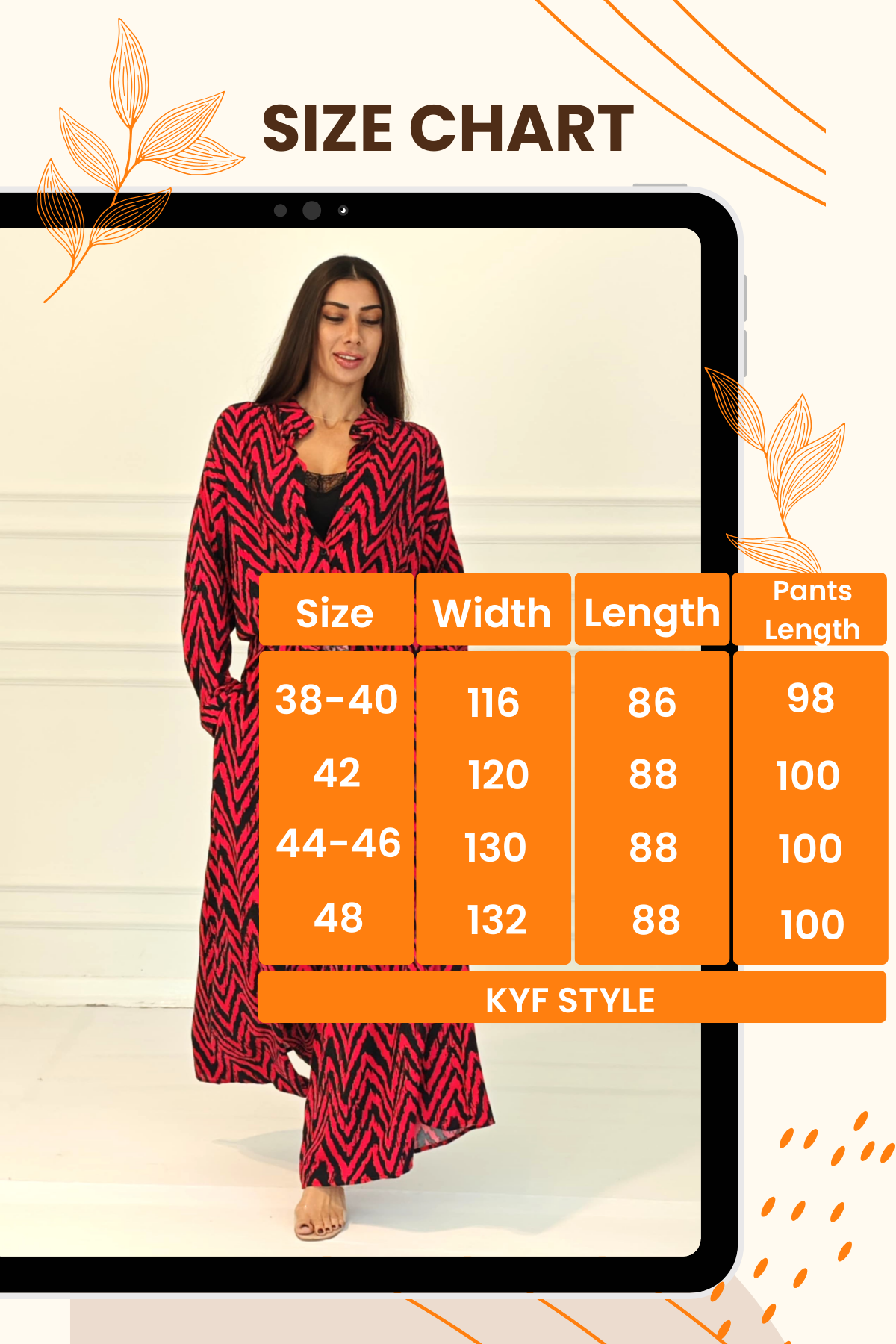 Kırmızı Desenli Kolu Apoletli Cepli Gömlek Pantolon Takım