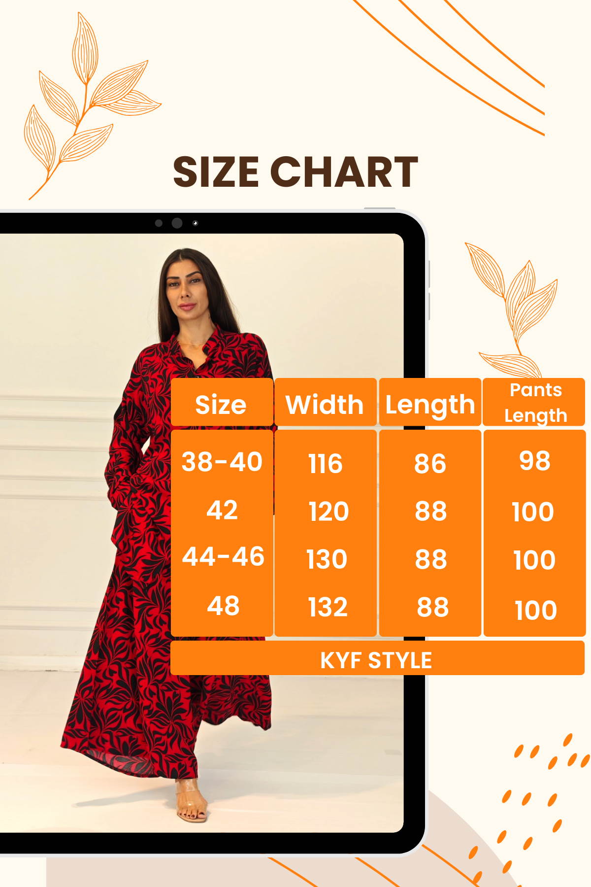 Kırmızı Desenli Kolu Apoletli Cepli Gömlek Pantolon Takım