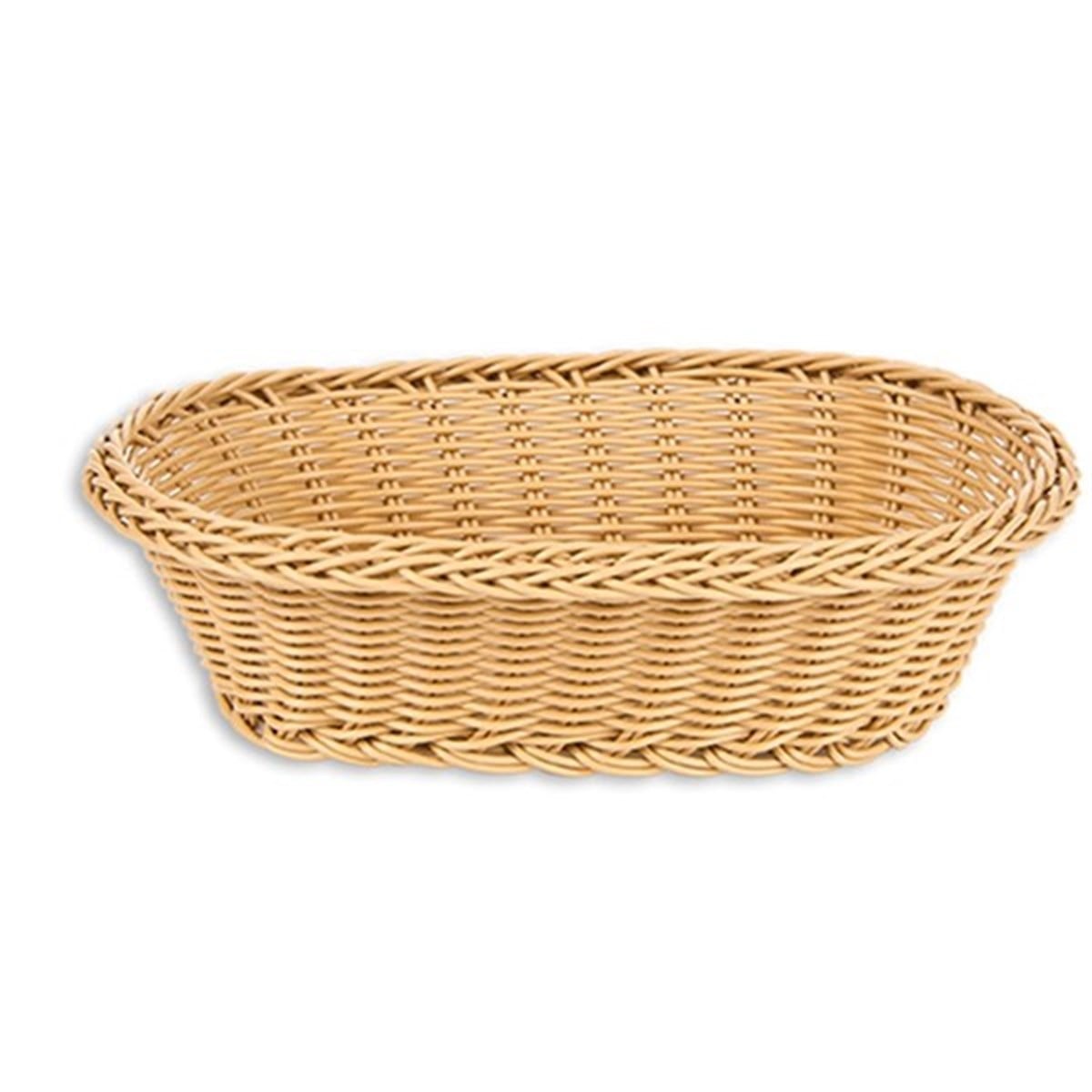 21X15X7 OVAL PLASTIK SEPET KREM