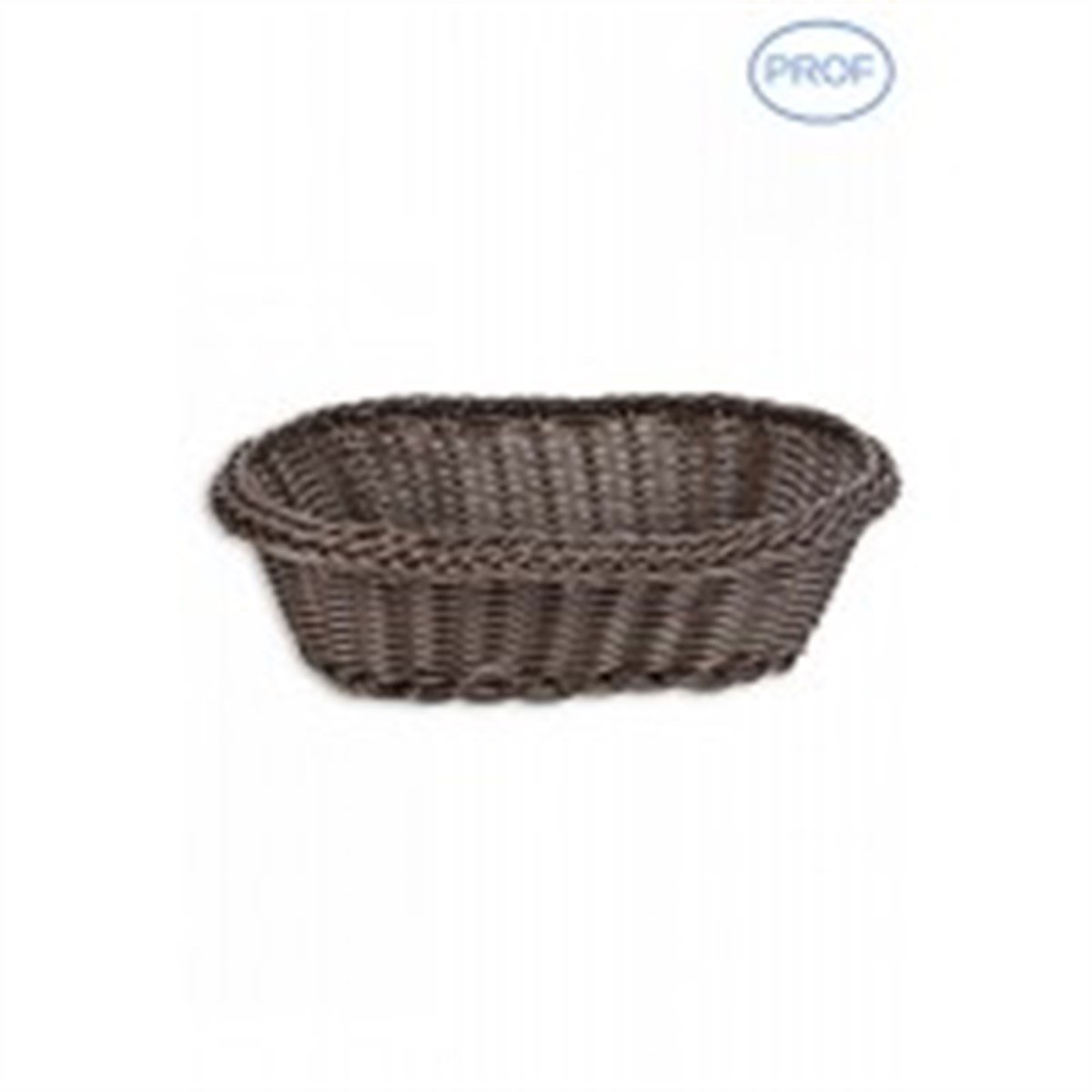 28X19X8 OVAL PLASTIK SEPET KAHVERENGİ
