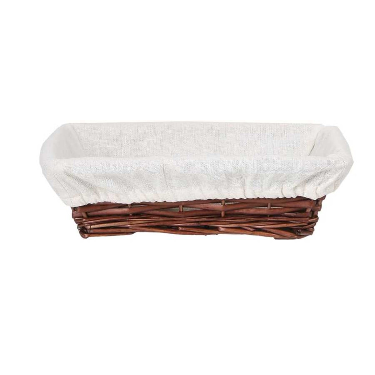 28x20x8 cm HASIR BEZLİ DİKDÖRTGEN SEPET