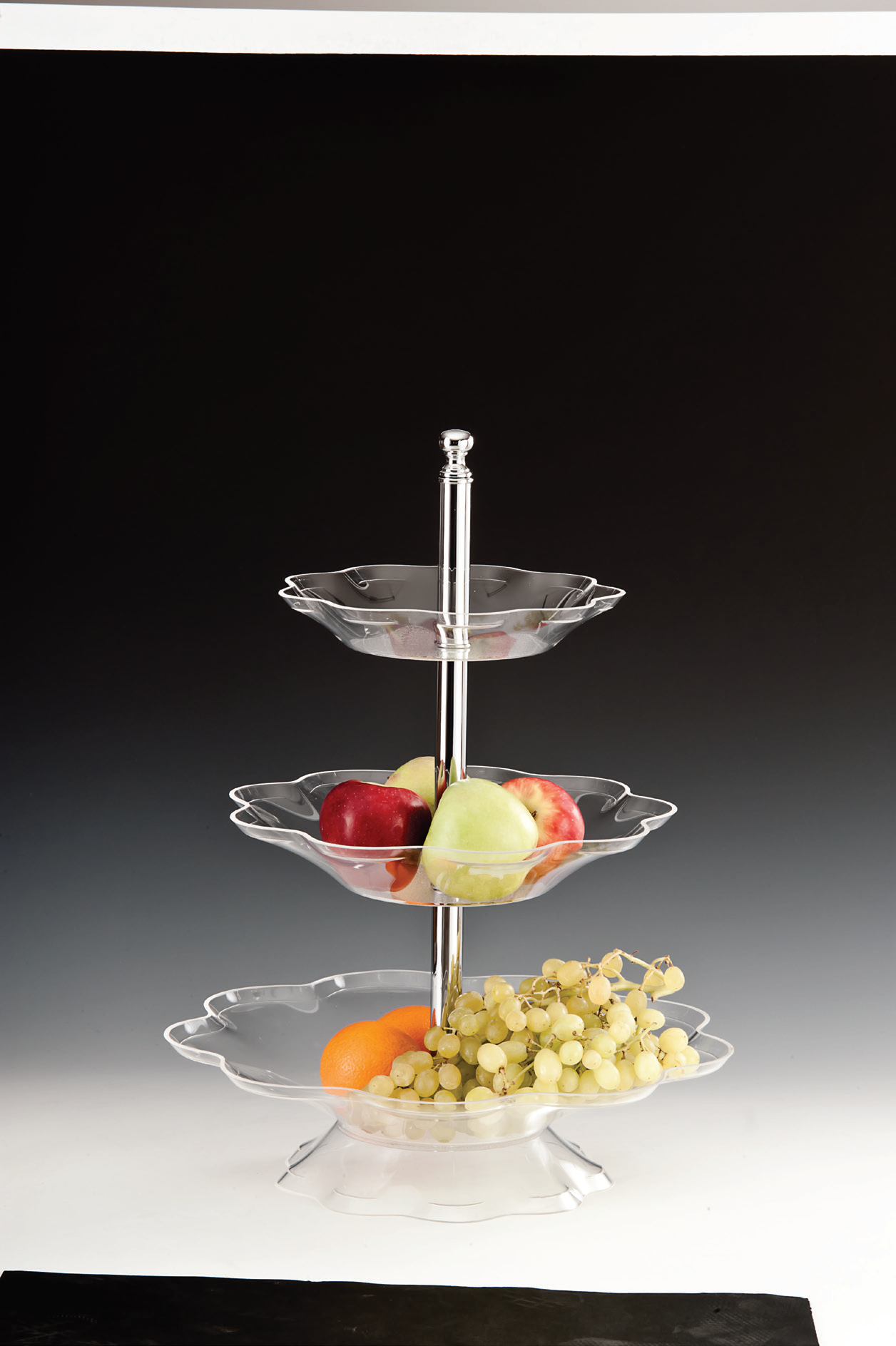3 KATLI PAPATYA MODEL AKRİLİK STAND (ŞEFFAF)