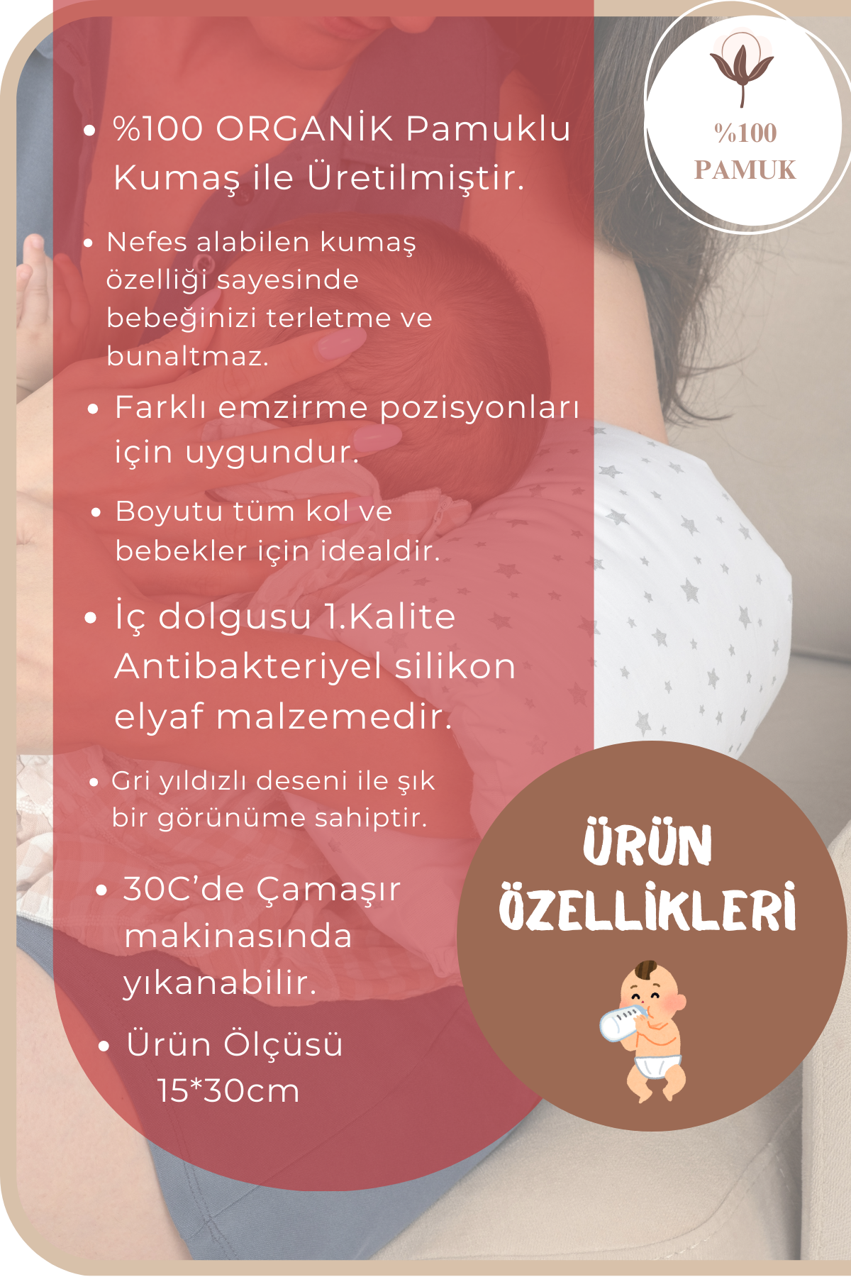 Emzirme Baş Destek Minderi