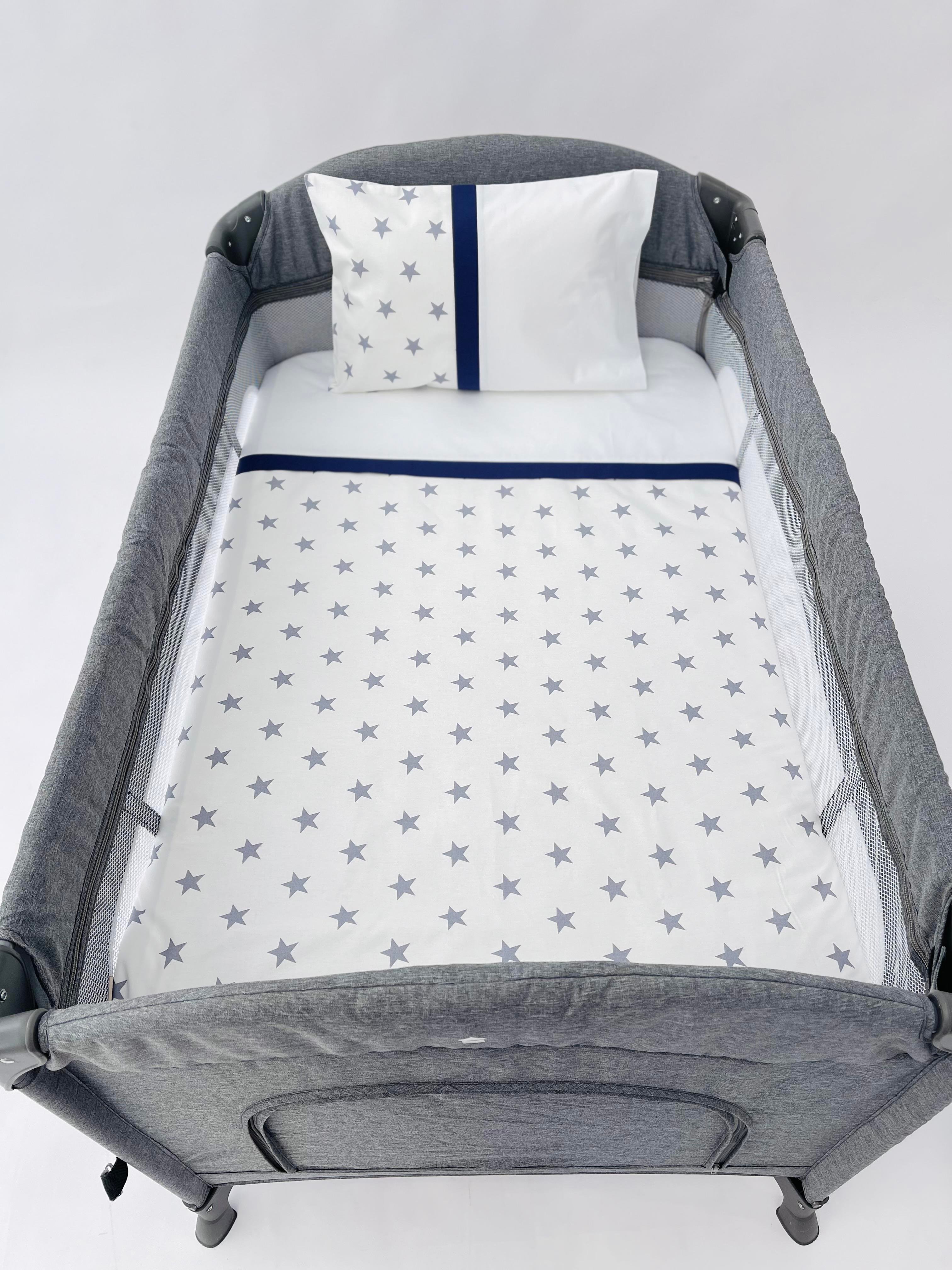 Grey Stars Lacivert Uyku Seti | Uyku Setleri Fiyatları - zeynebeli.com