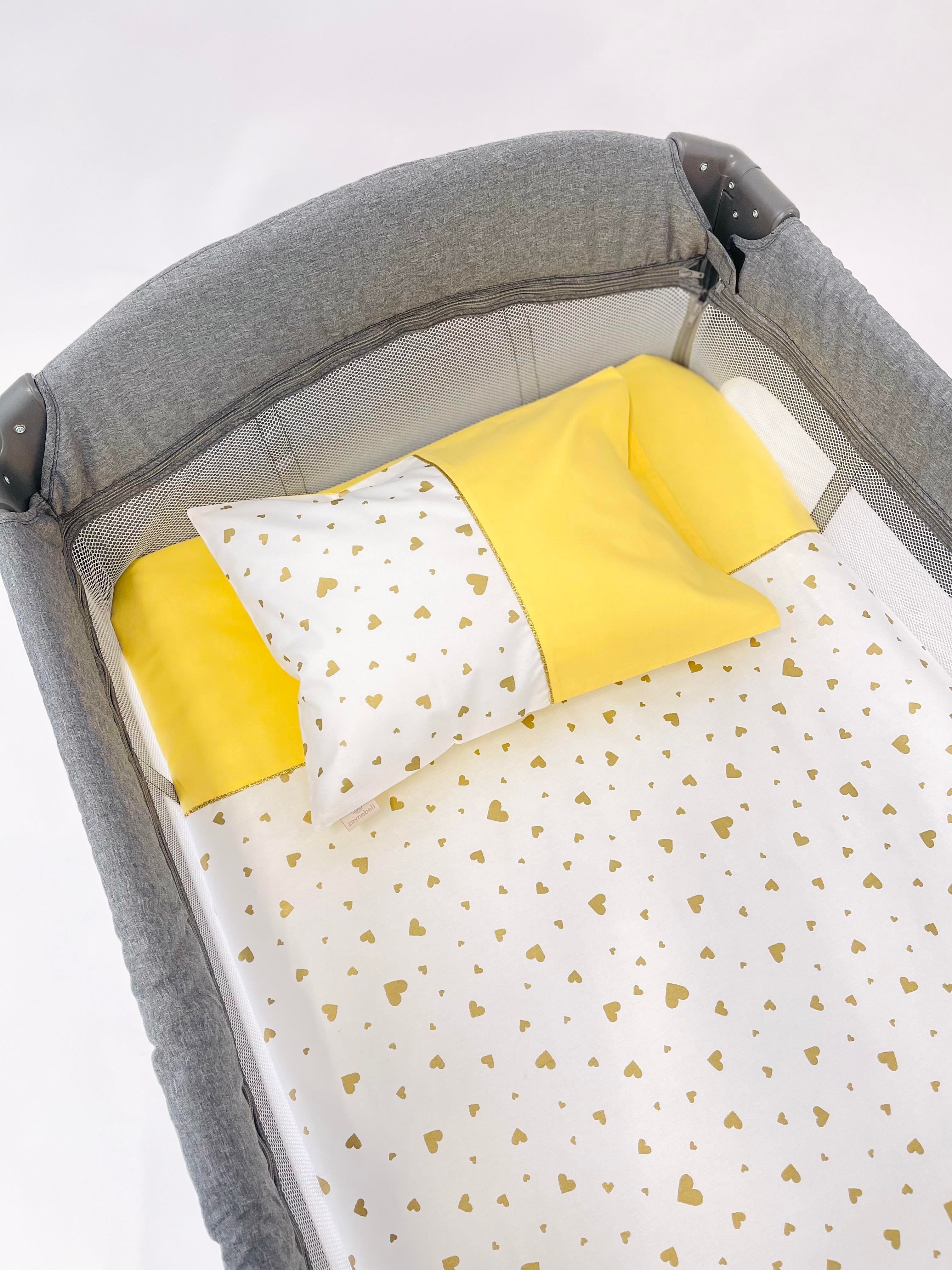 Gold Kalpler Sarı Uyku Seti | Uyku Setleri Fiyatları - zeynebeli.com