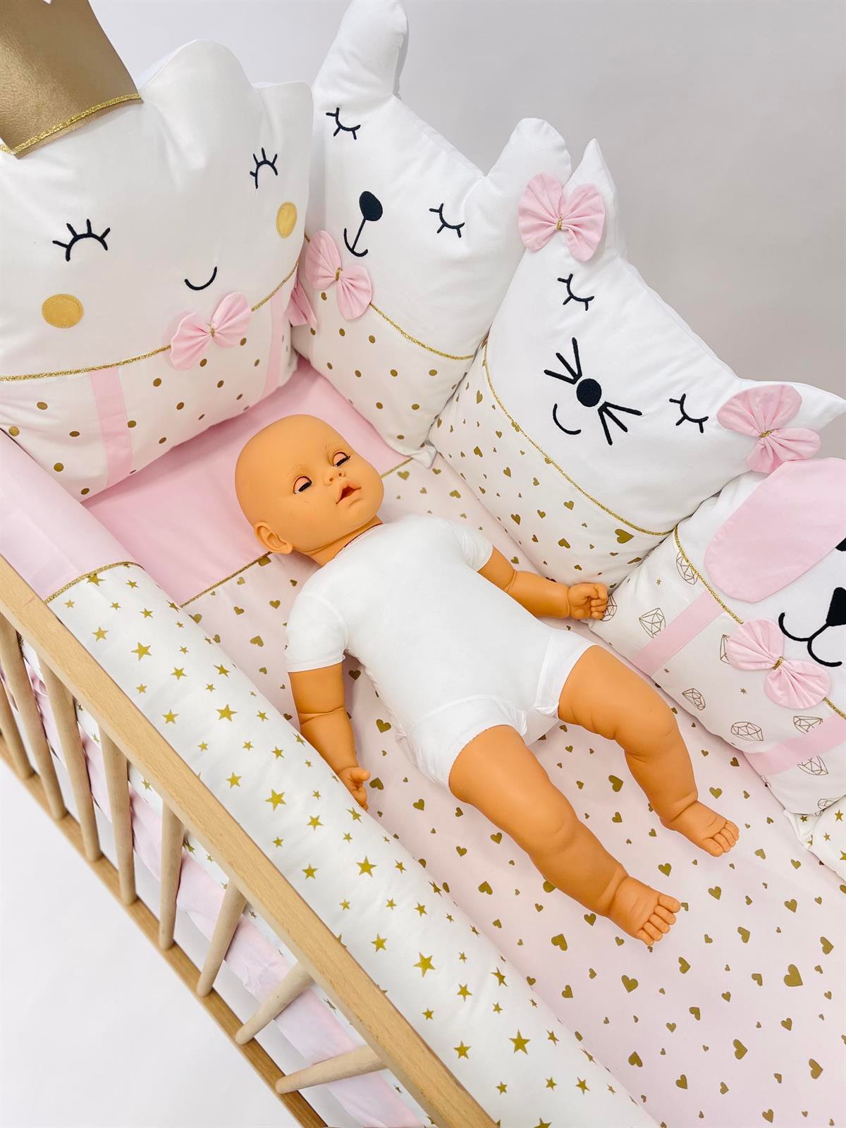 Baby Pink Gold Uyku Seti | Uyku Setleri Fiyatları - zeynebeli.com