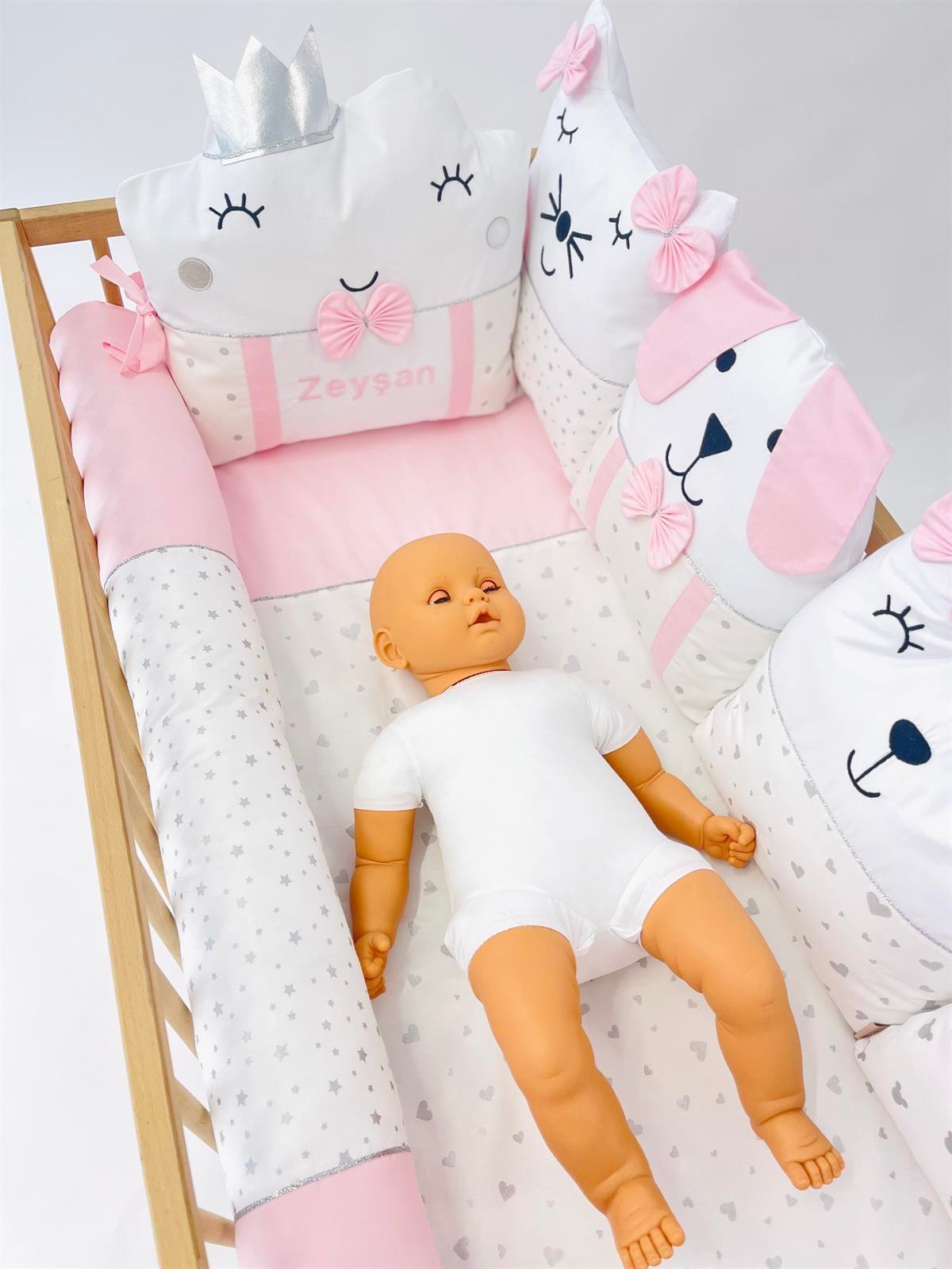 Baby Pink Silver Uyku Seti | Uyku Setleri Fiyatları - zeynebeli.com