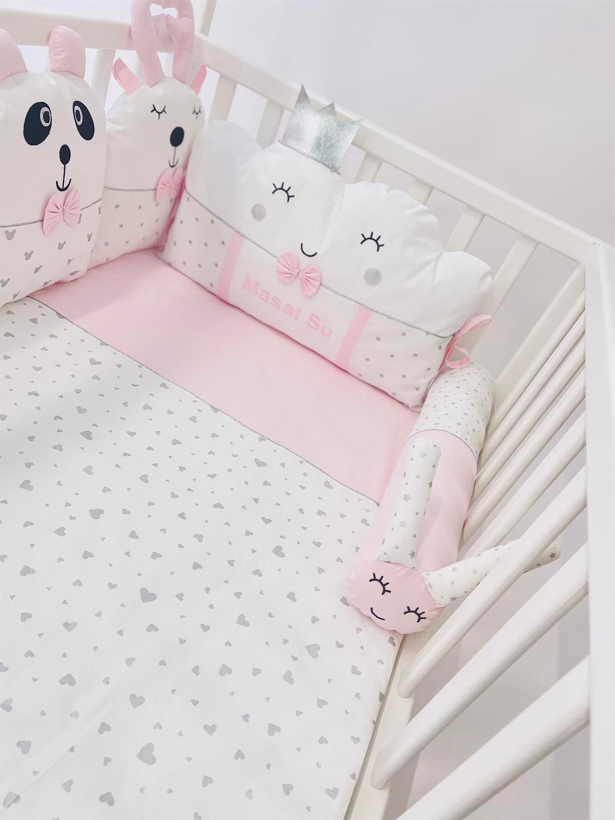 Baby Pink Silver Uyku Seti | Uyku Setleri Fiyatları - zeynebeli.com