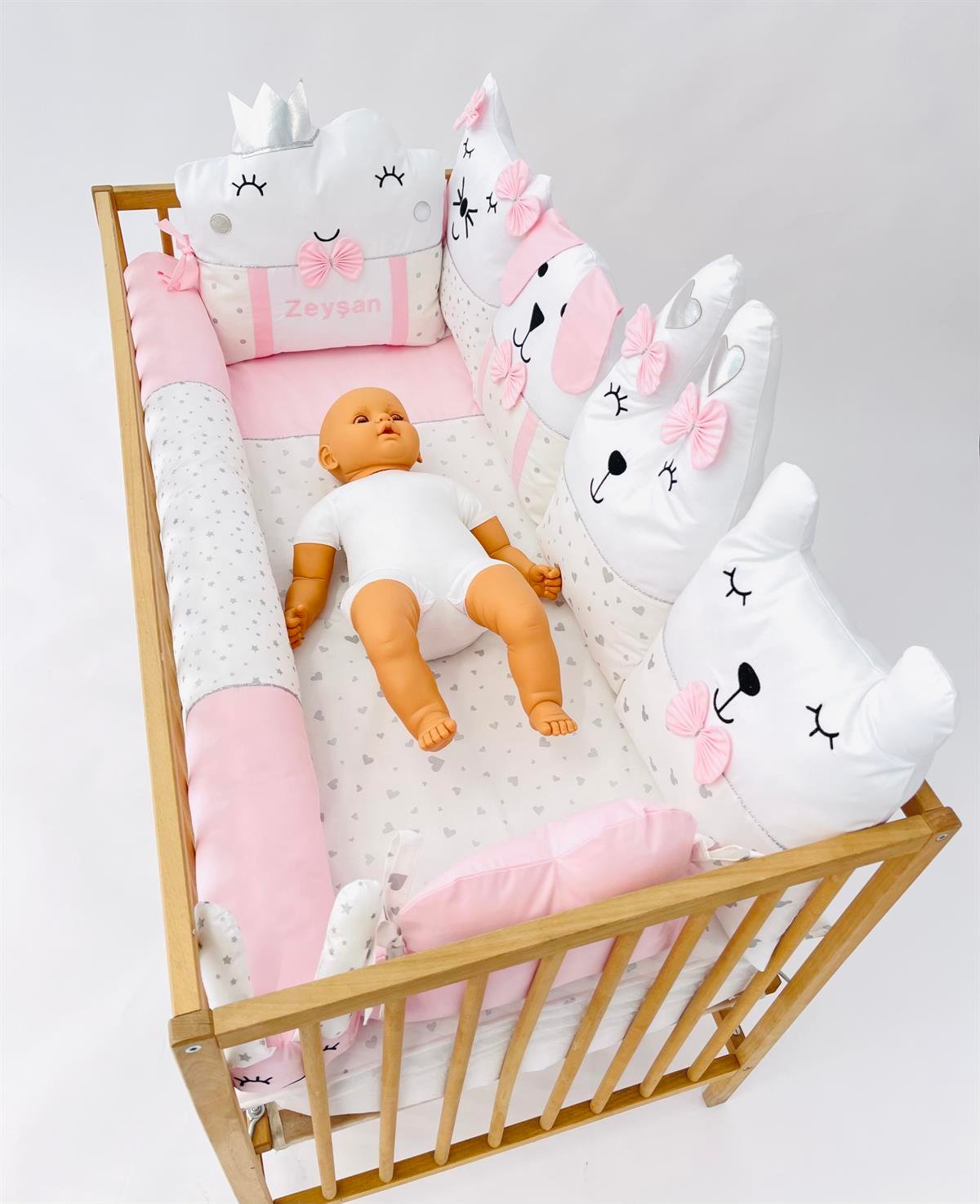 Baby Pink Silver Uyku Seti | Uyku Setleri Fiyatları - zeynebeli.com