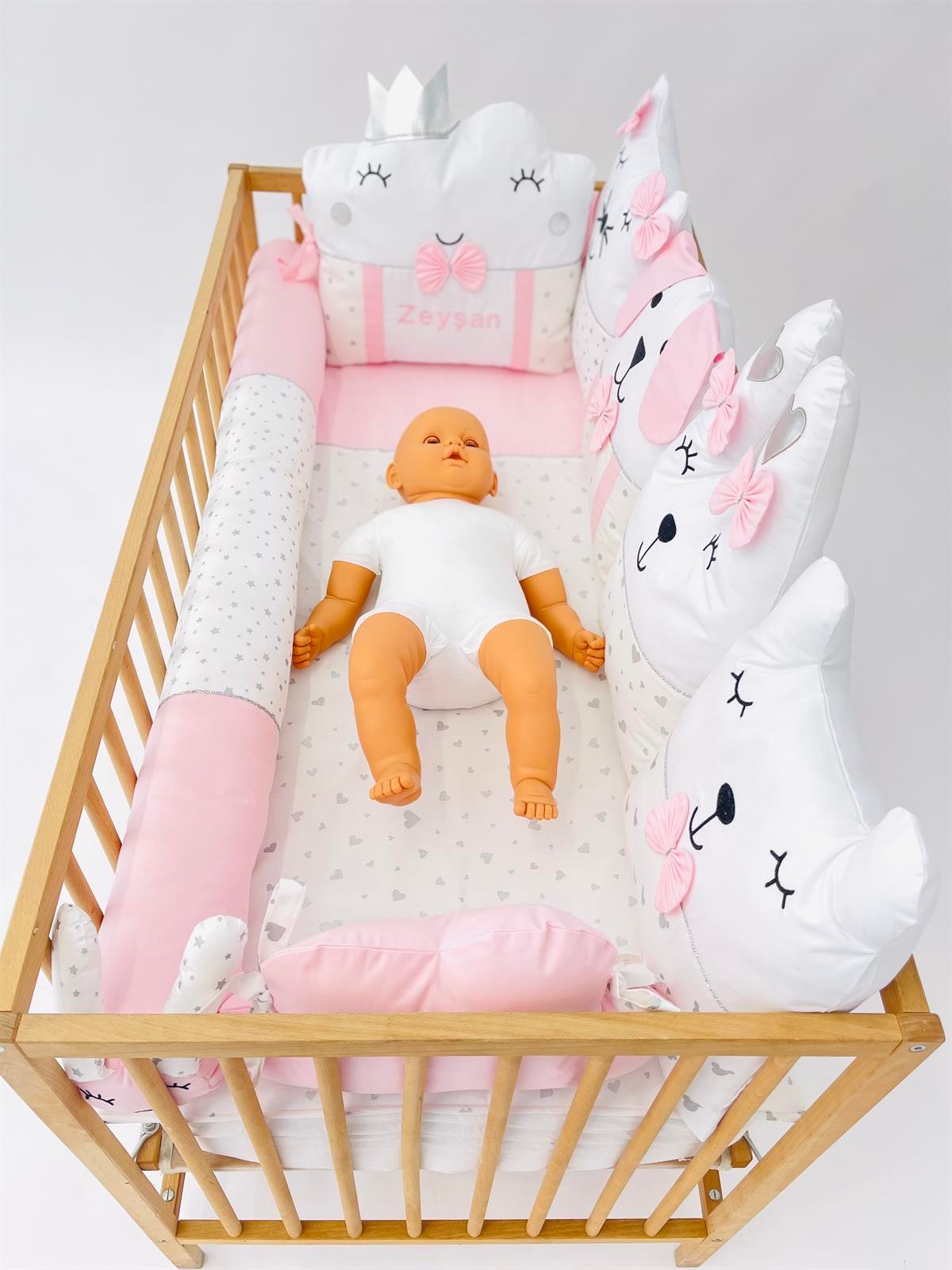 Baby Pink Silver Uyku Seti | Uyku Setleri Fiyatları - zeynebeli.com