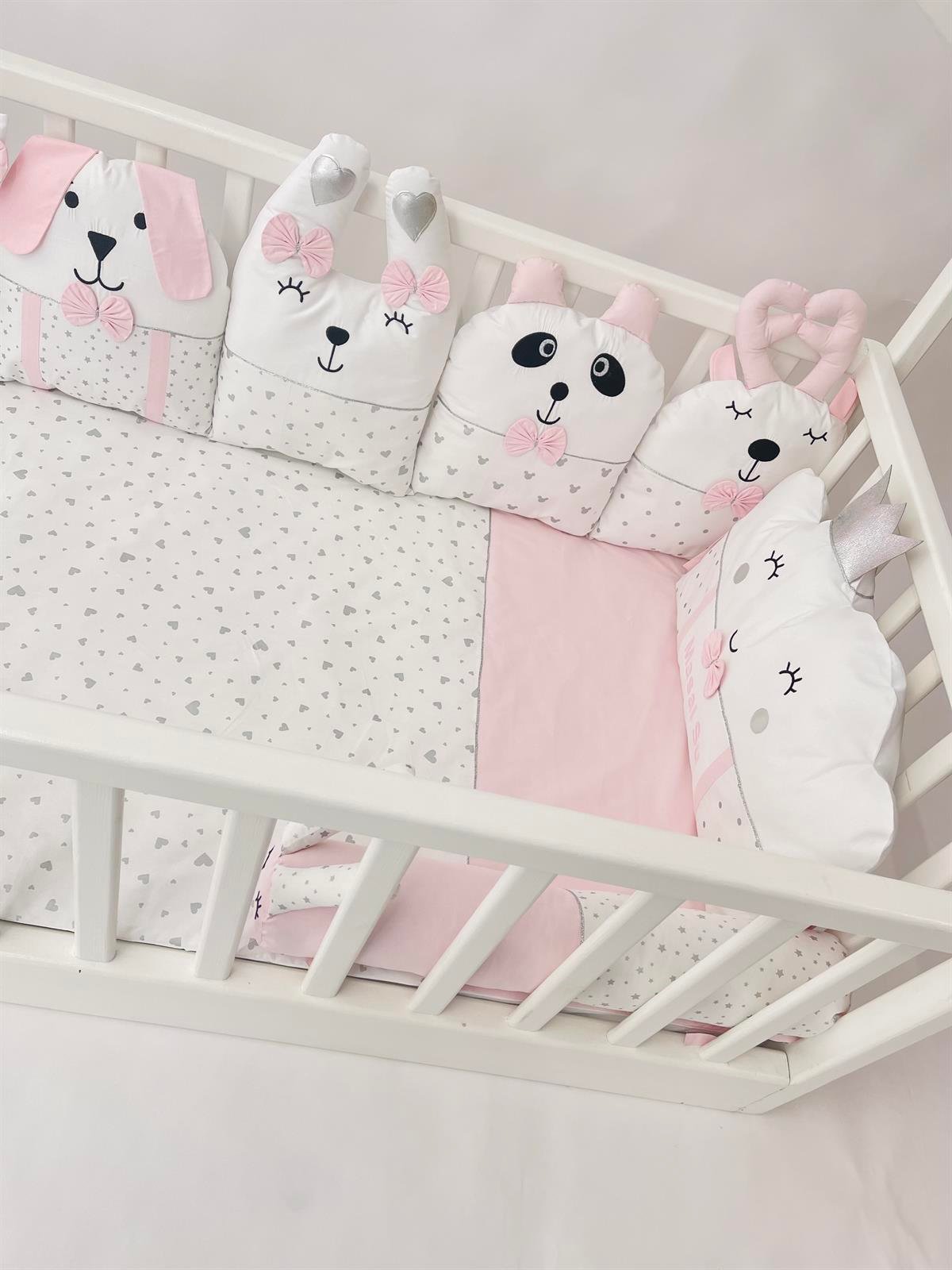 Baby Pink Silver Uyku Seti | Uyku Setleri Fiyatları - zeynebeli.com