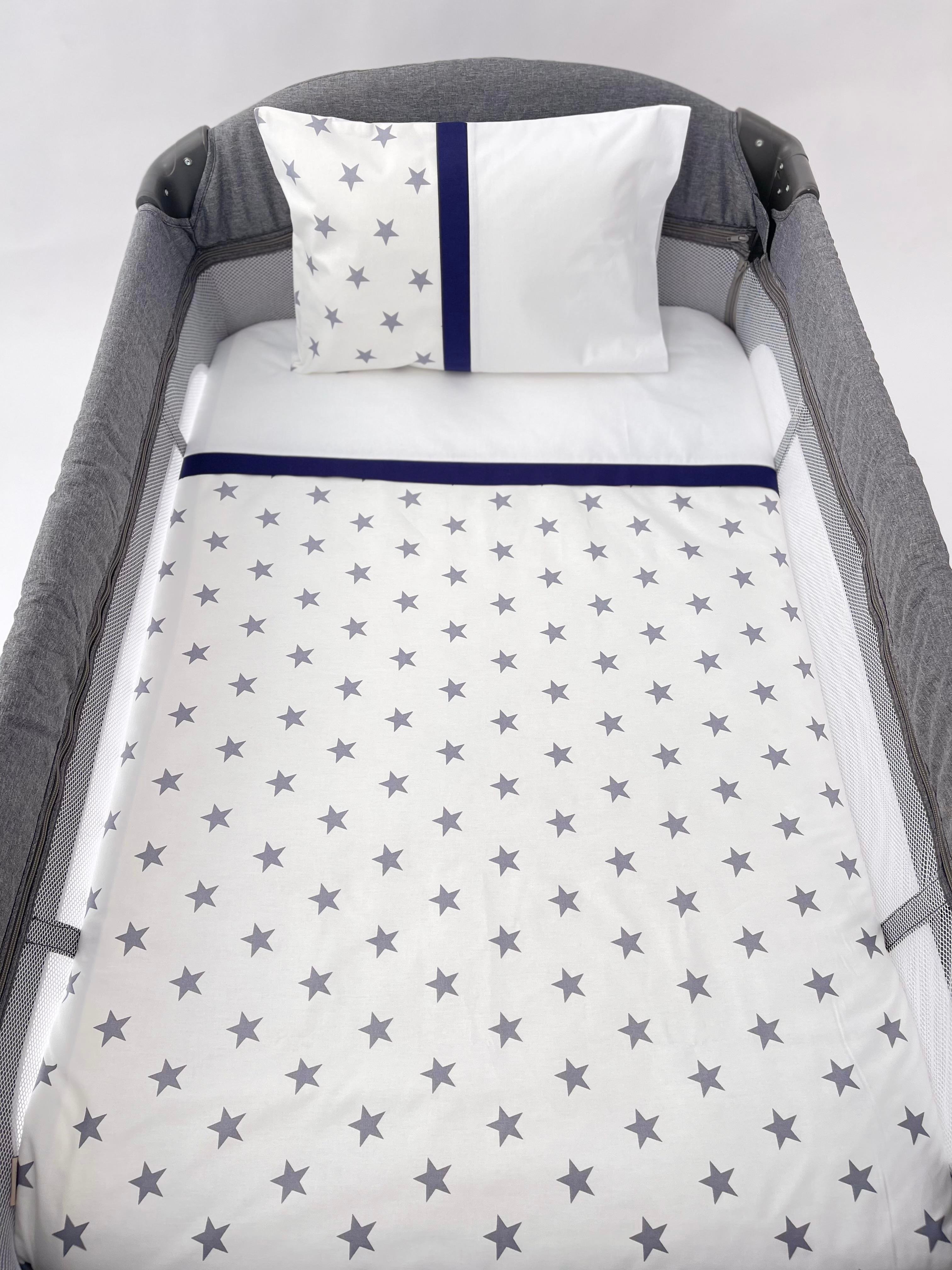 Grey Stars Lacivert Uyku Seti | Uyku Setleri Fiyatları - zeynebeli.com