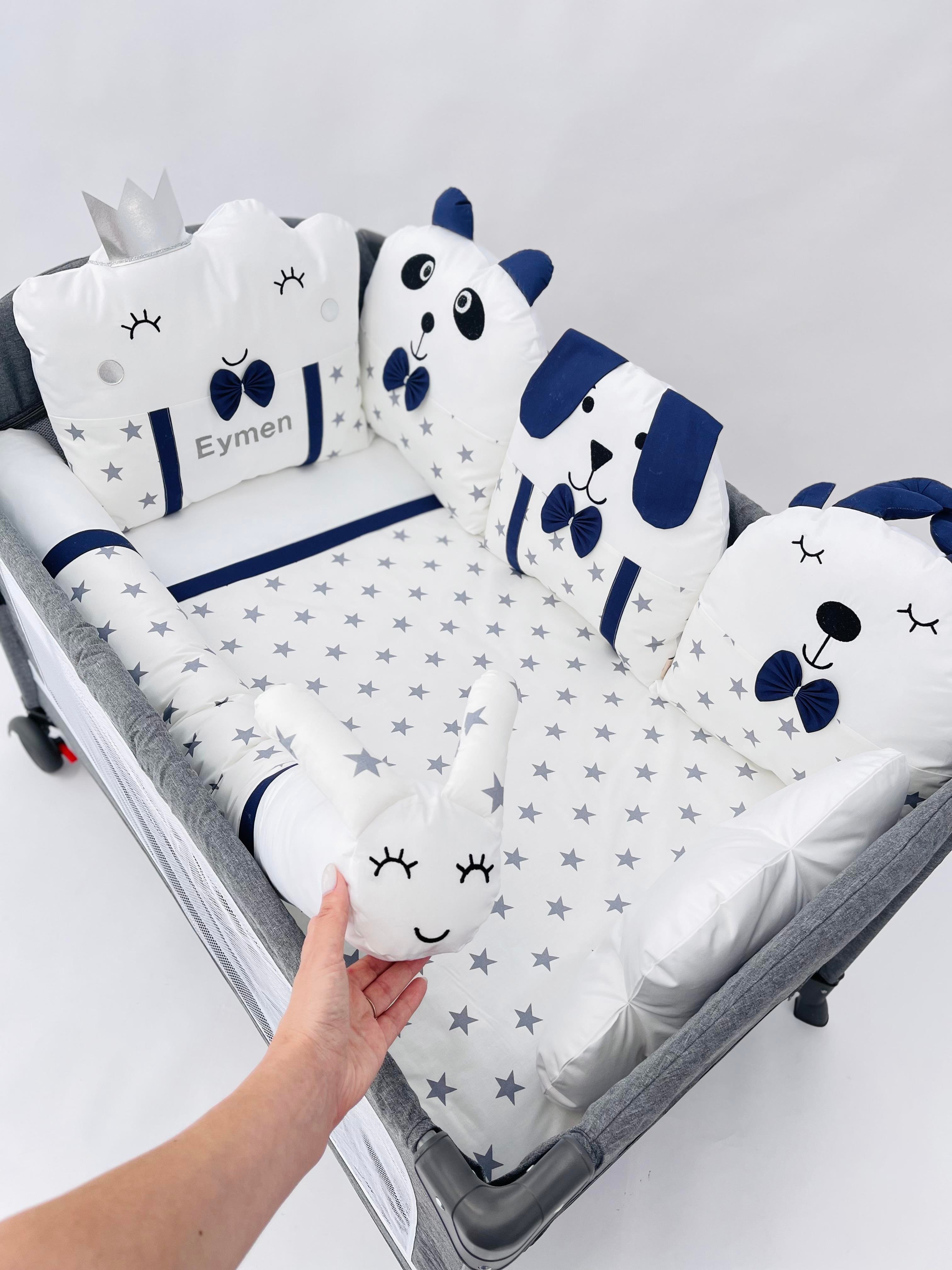 Grey Stars Lacivert Uyku Seti | Uyku Setleri Fiyatları - zeynebeli.com