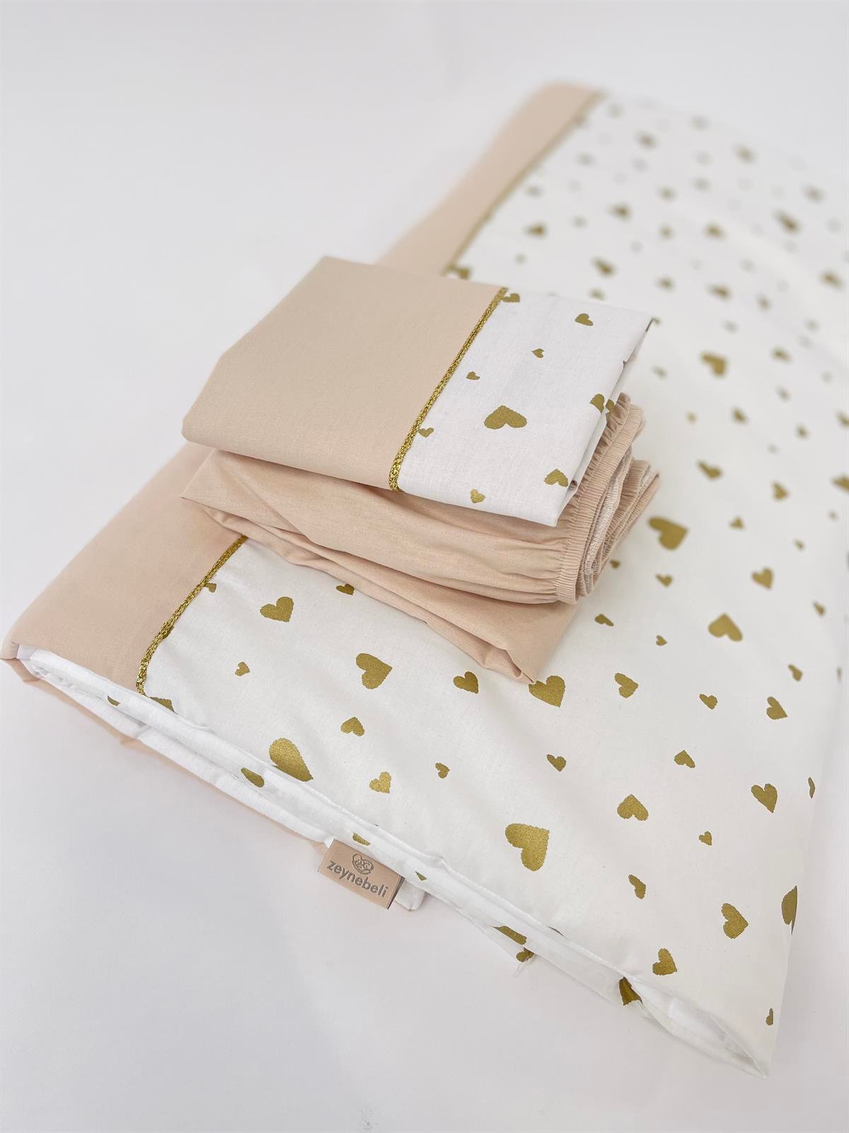 Gold Kalpler Bej Uyku Seti | Uyku Setleri Fiyatları - zeynebeli.com