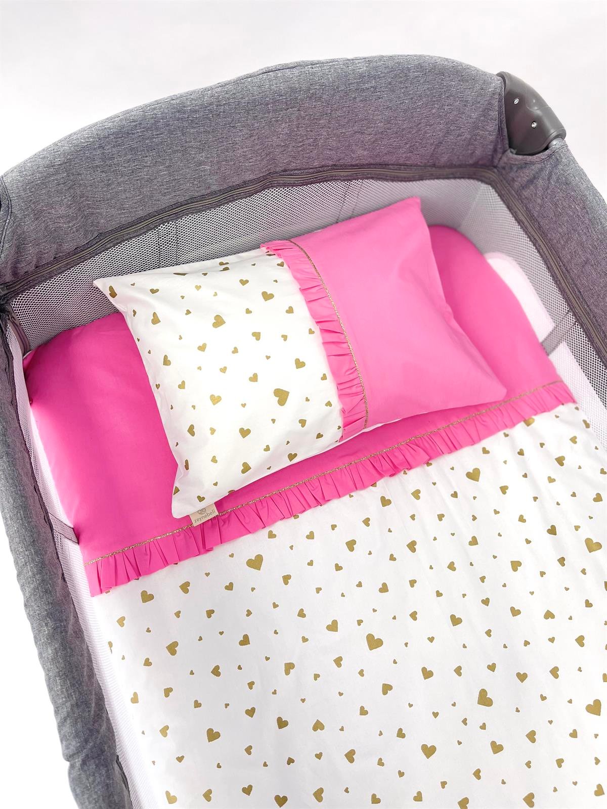 Gold Kalpler Fırfırlı Şeker Uyku Seti | Uyku Setleri Fiyatları - zeynebeli.com