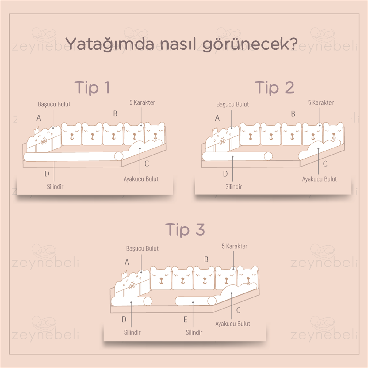 Gold Kalpler Mint Uyku Seti | Uyku Setleri Fiyatları - zeynebeli.com