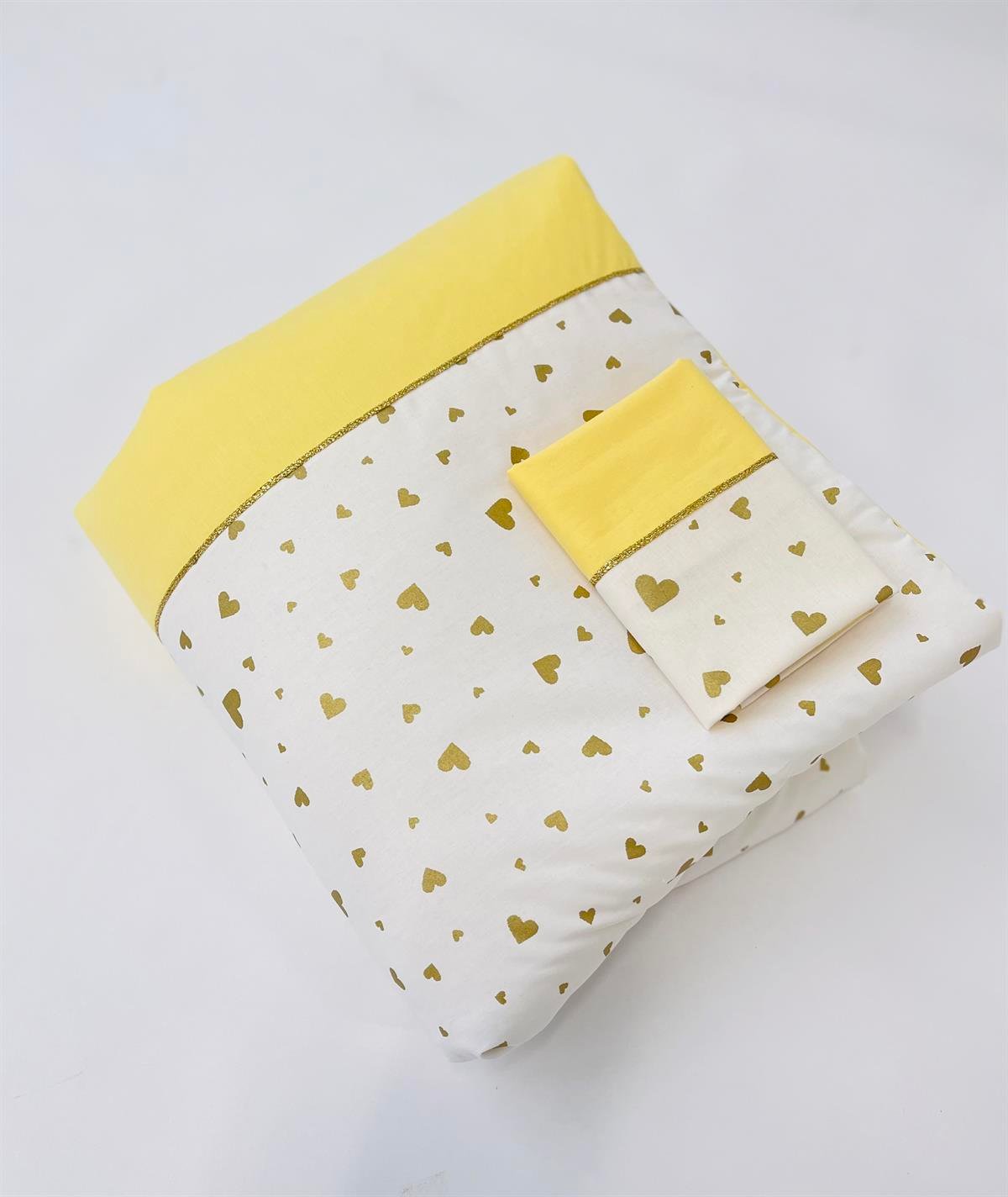 Gold Kalpler Sarı Uyku Seti | Uyku Setleri Fiyatları - zeynebeli.com