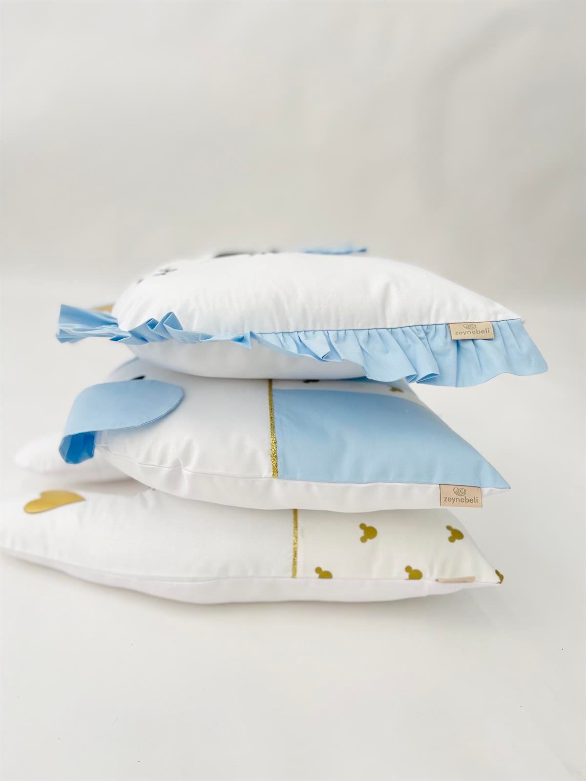 Gold Mickey Mavi Uyku Seti | Uyku Setleri Fiyatları - zeynebeli.com