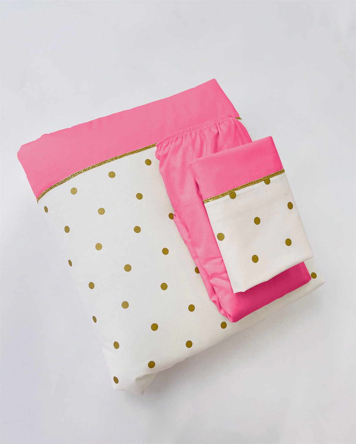 Gold Puantiyeler Şeker Nevresim Takımı | Nevresim Takımı Fiyatları - zeynebeli.com