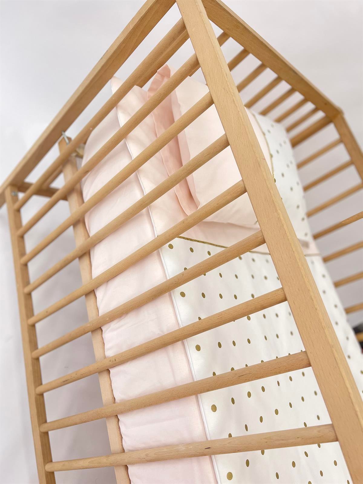 Gold Puantiyeler Somon Nevresim Takımı | Nevresim Takımı Fiyatları - zeynebeli.com