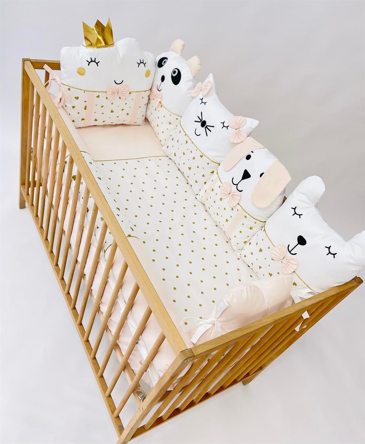 Gold Puantiyeler Somon Nevresim Takımı | Nevresim Takımı Fiyatları - zeynebeli.com