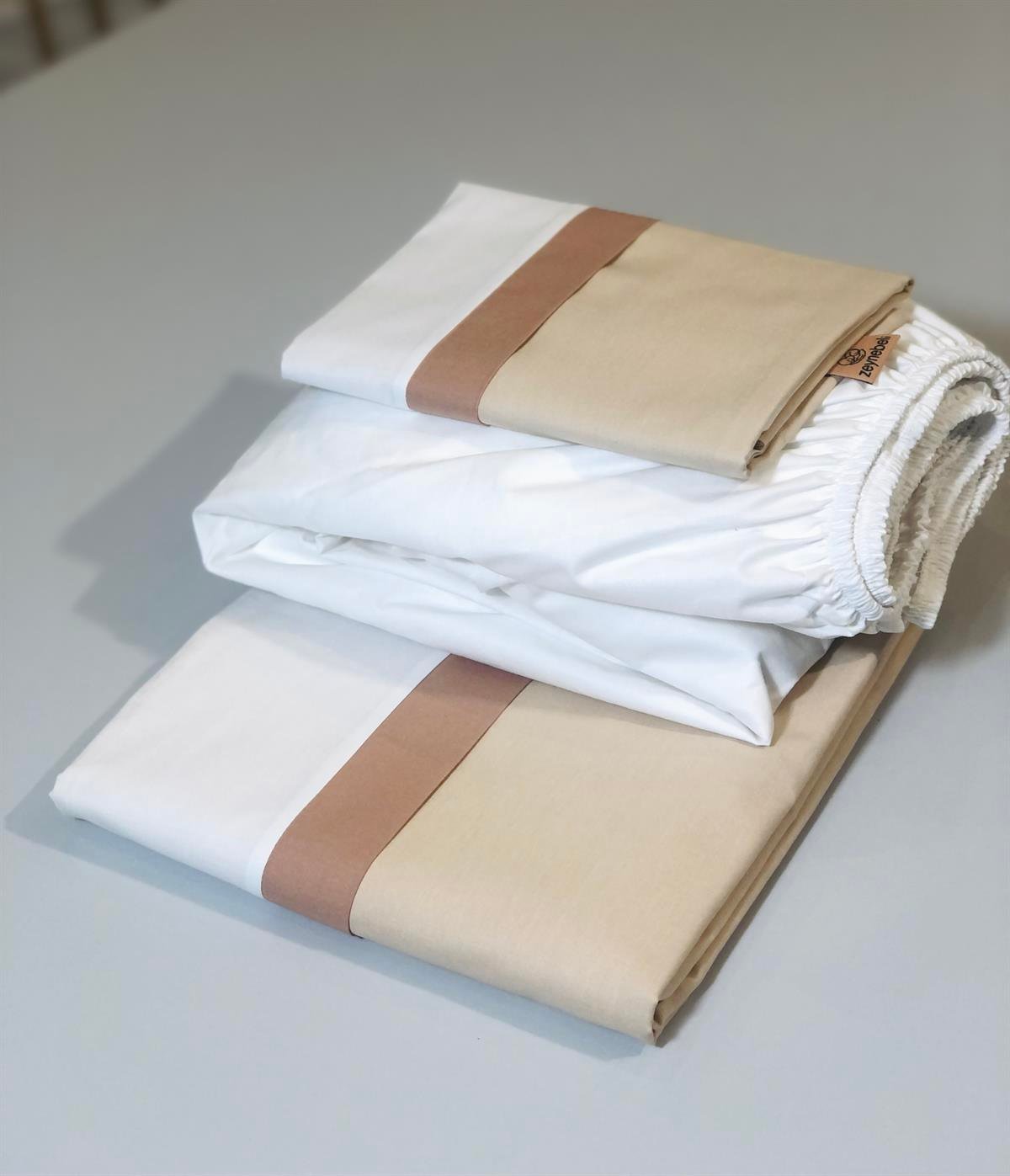 Gold Yıldızlar Somon Nevresim Takımı | Nevresim Takımı Fiyatları - zeynebeli.com